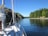 A view of a body of water from a boat