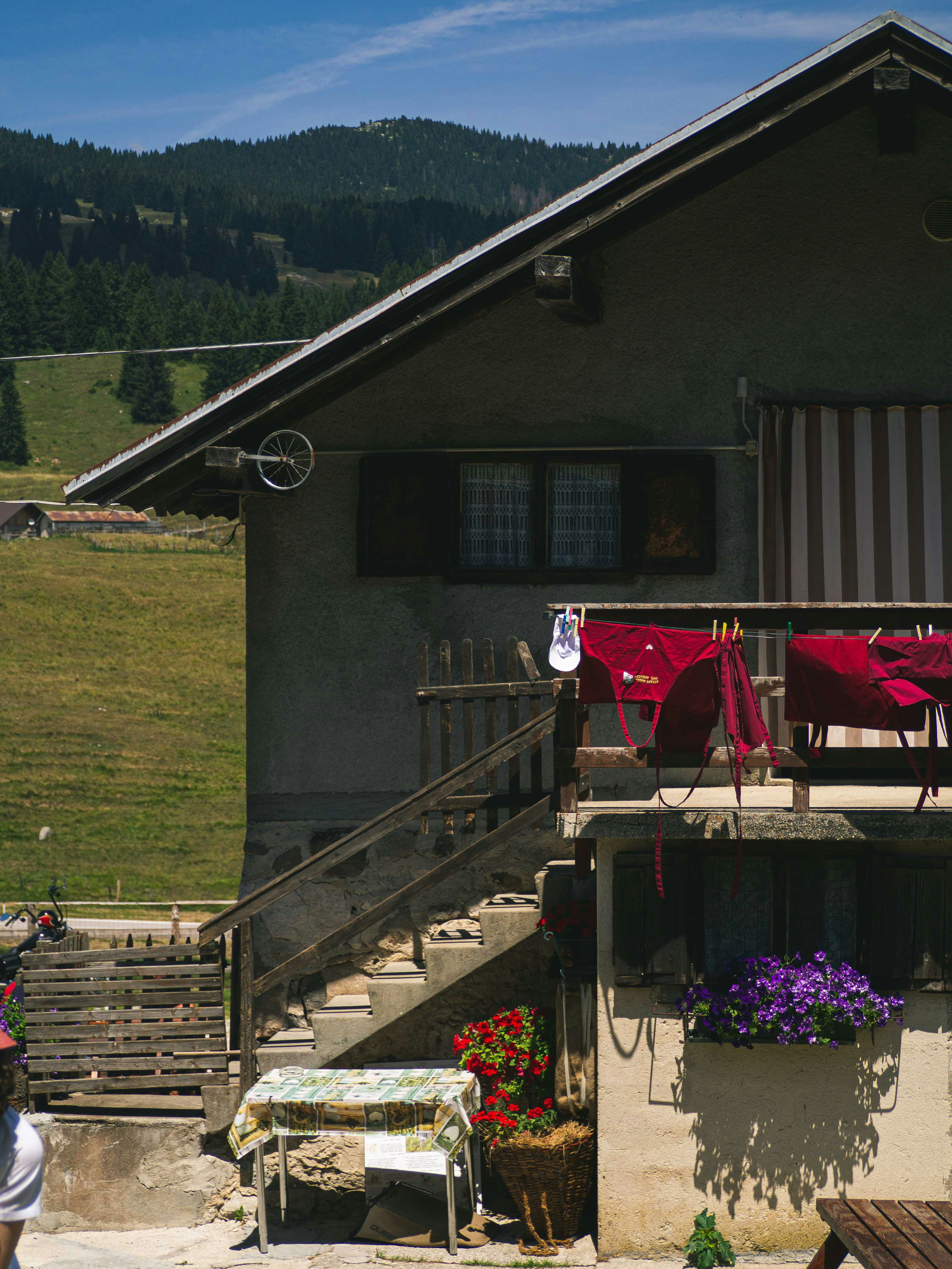 A house with a balcony and a patio