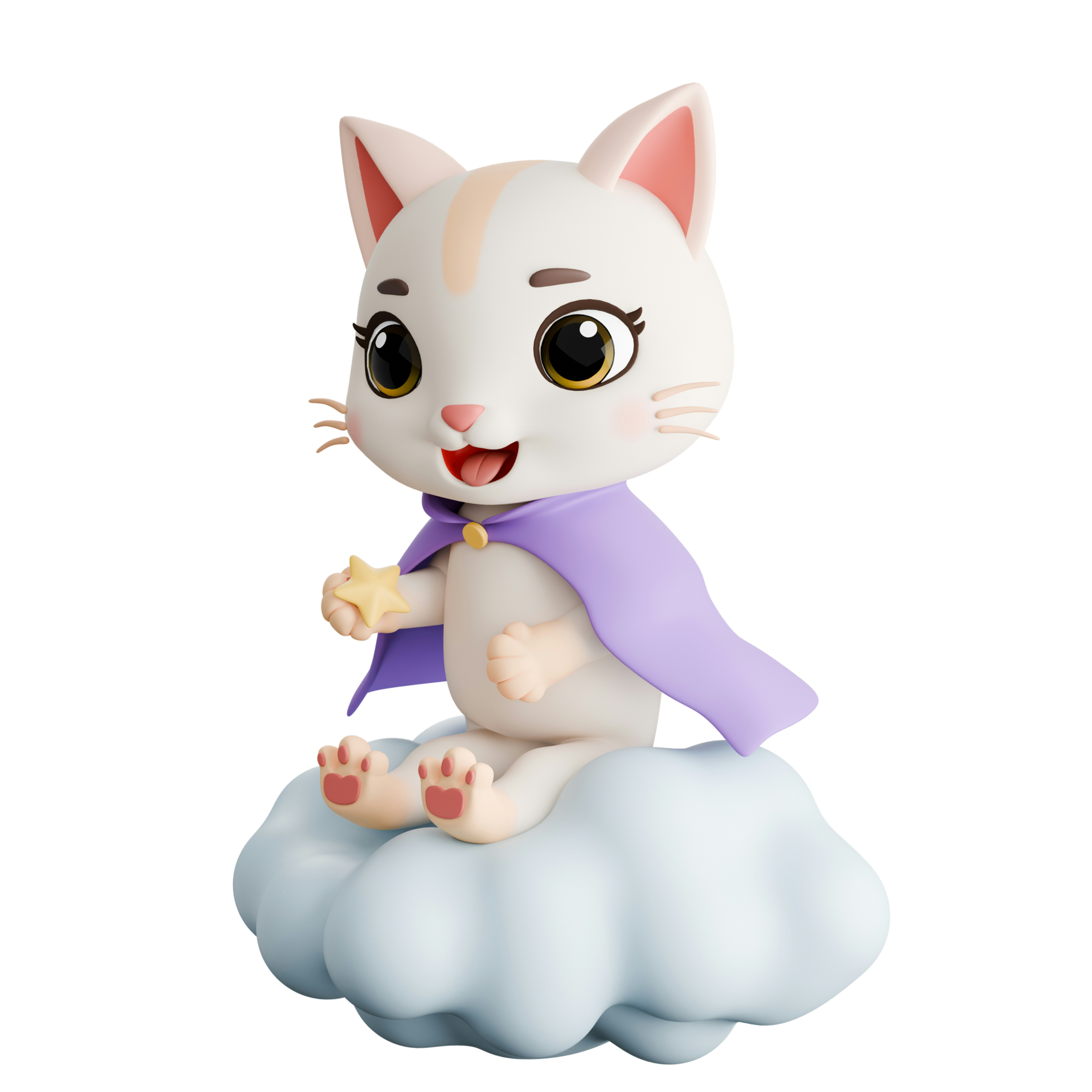 Un gatto bianco seduto sopra una nuvola foto – Immagine gratis di Simpatico  animale su Unsplash, image size:3000x3000