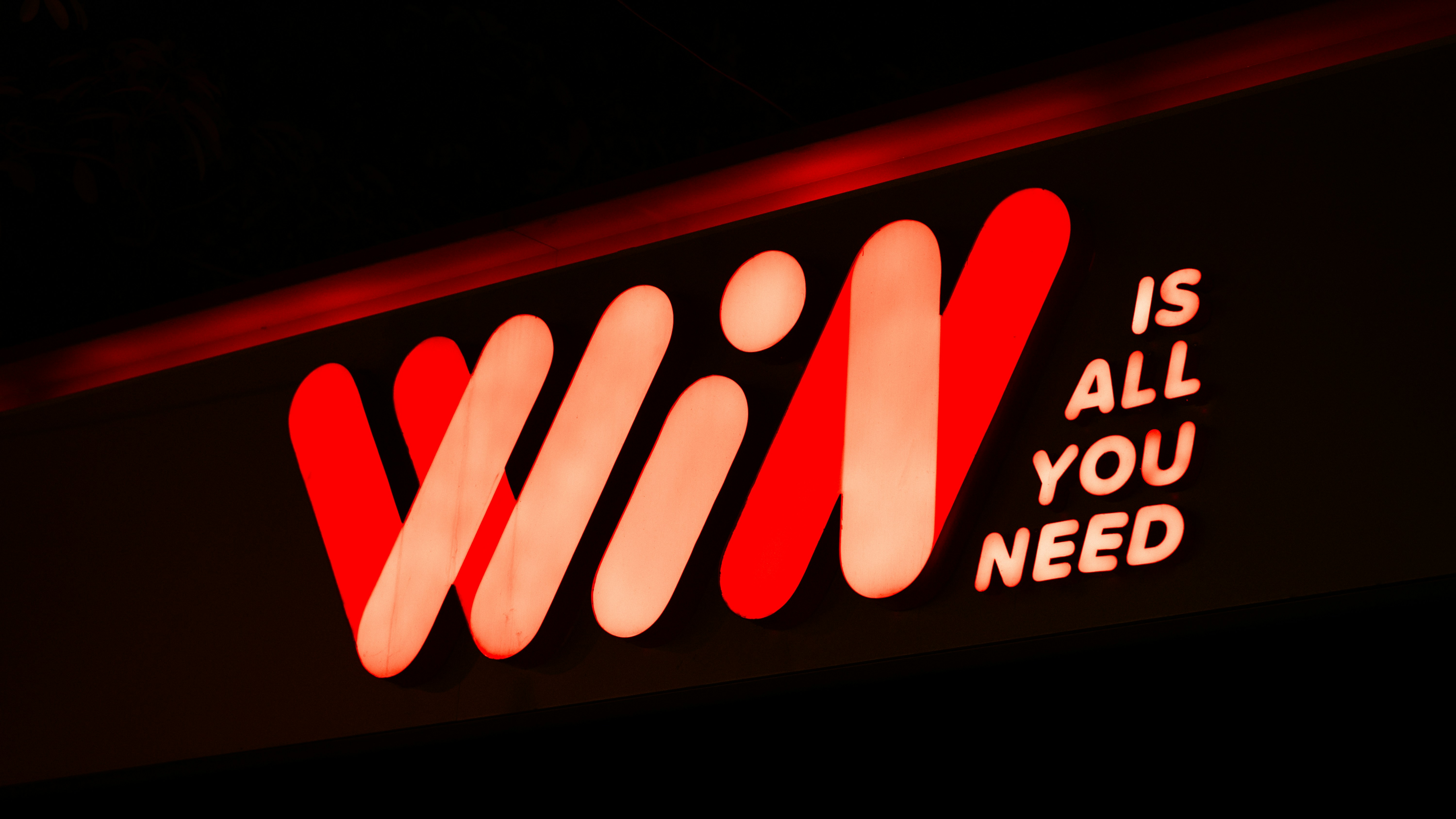 A sign that says is all you need