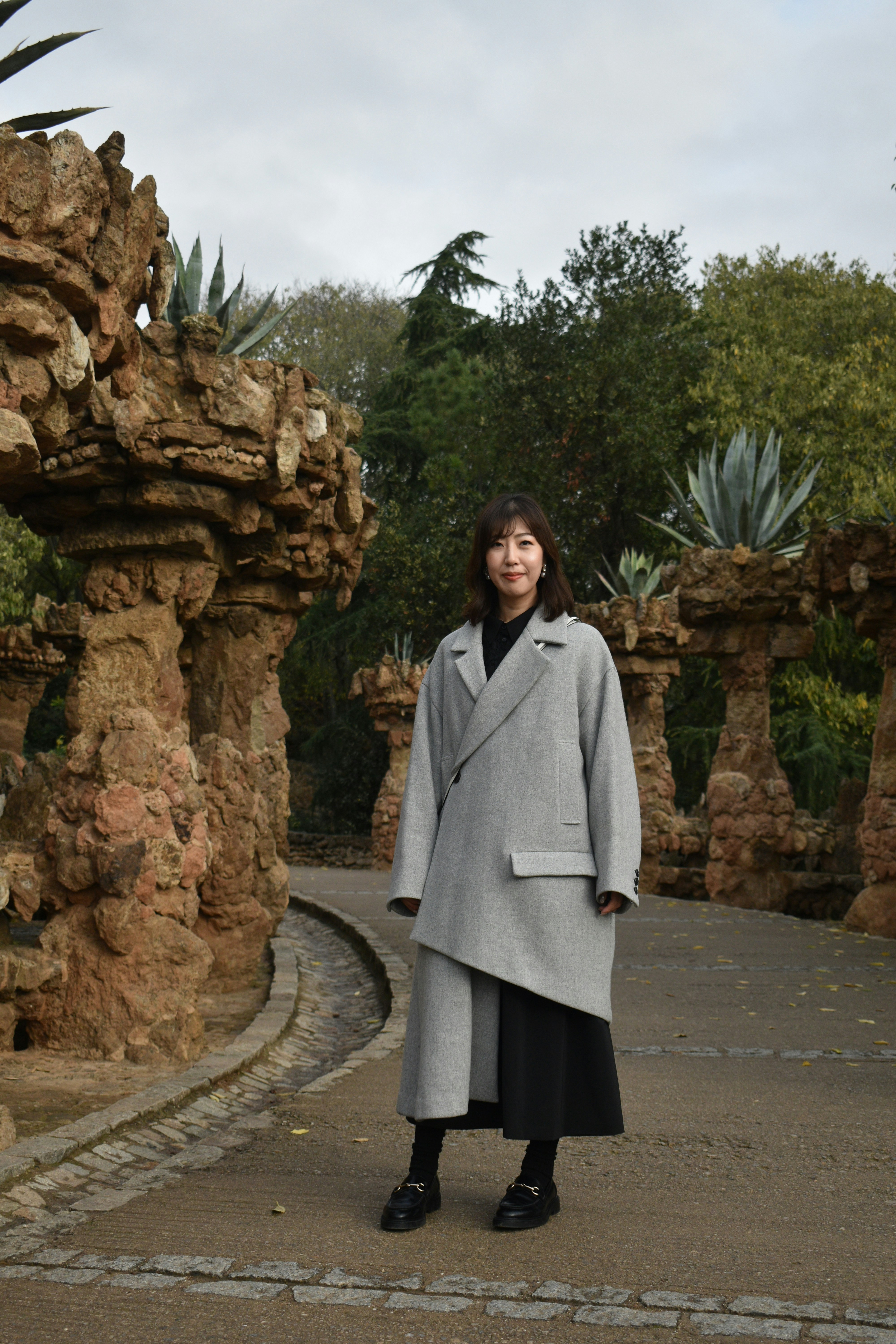 Structured Asymmetric Coat