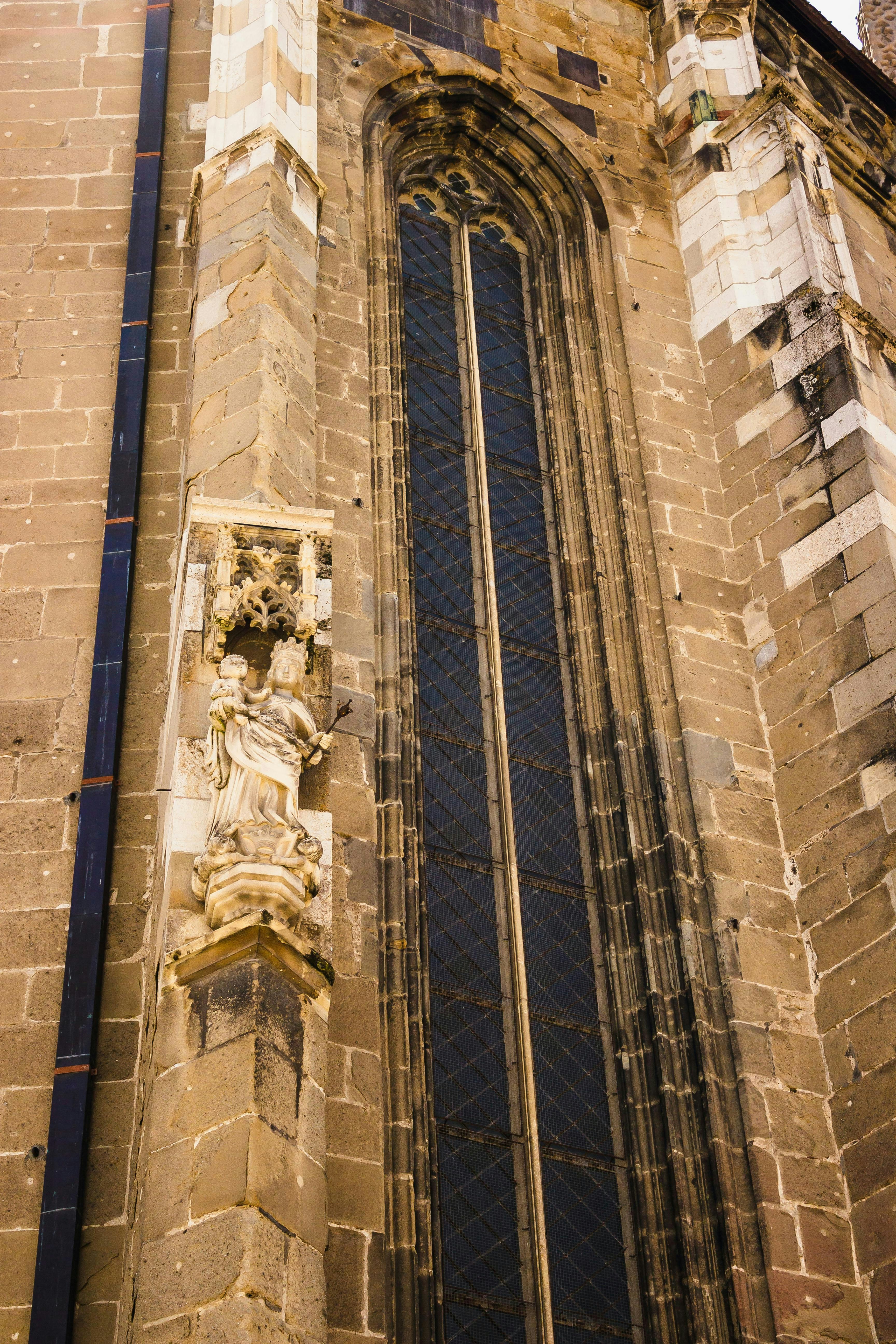 A tall building with a clock on the side of it