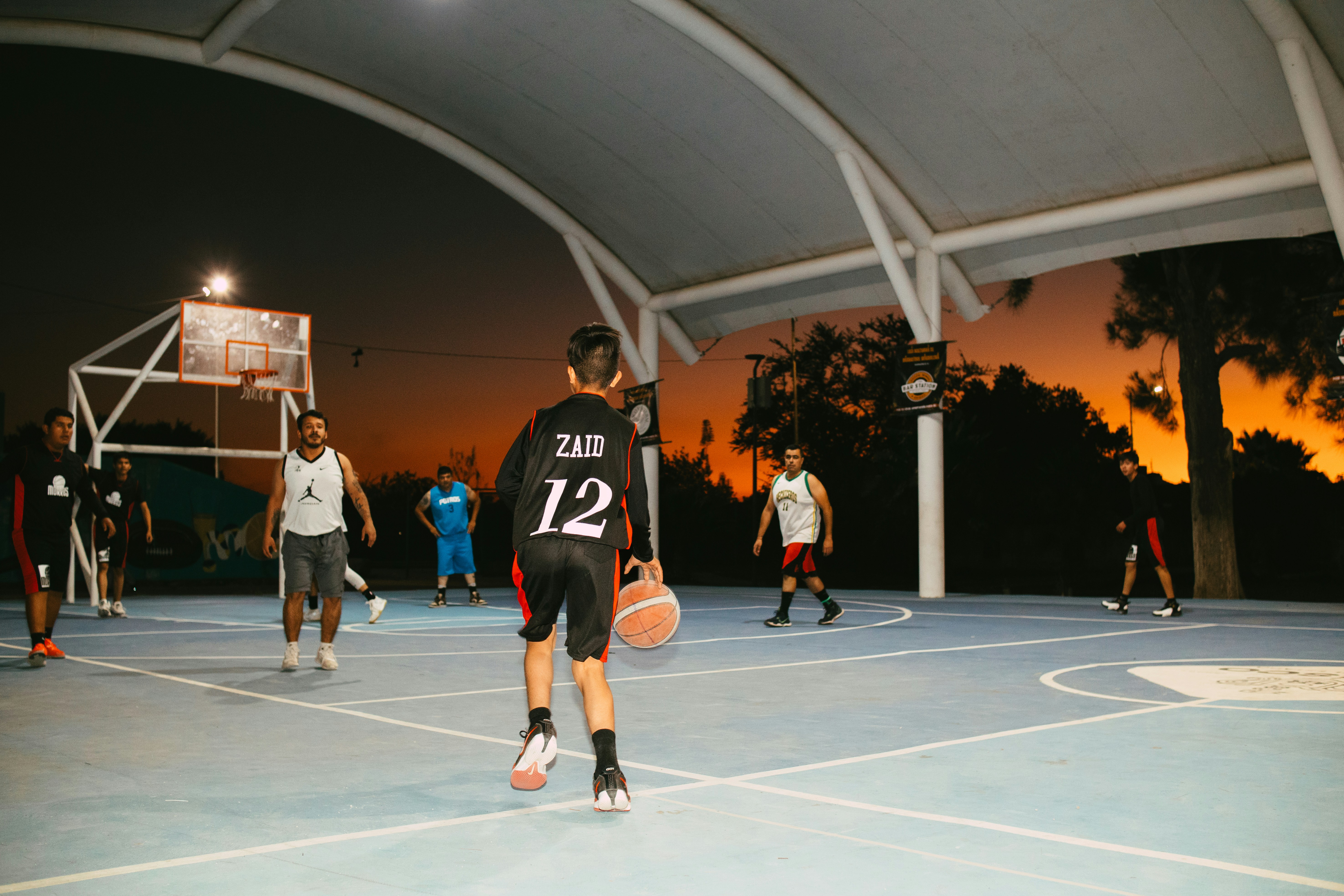 Basketball athlete focused mindset