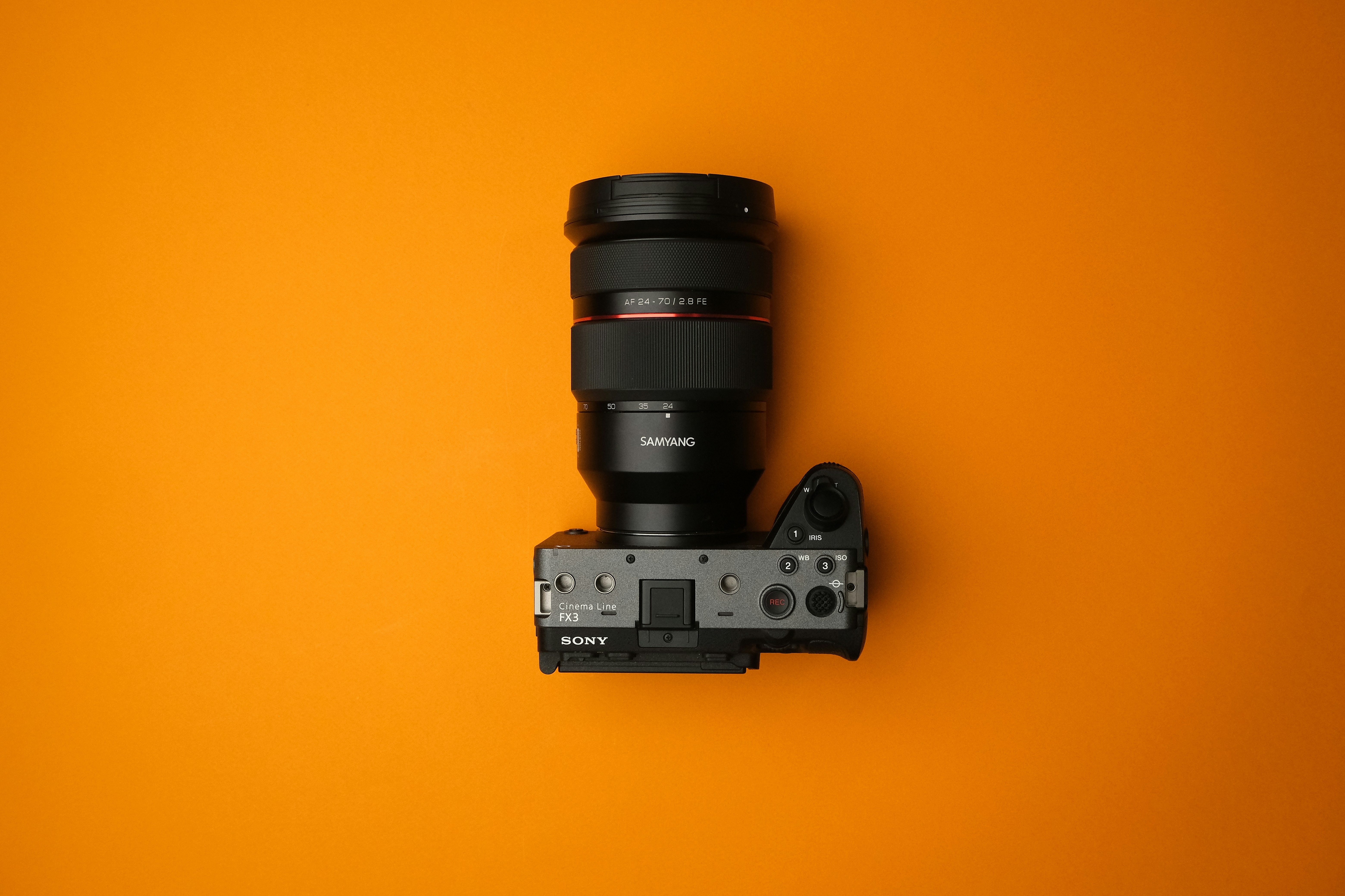 Sony FX3 setup top view