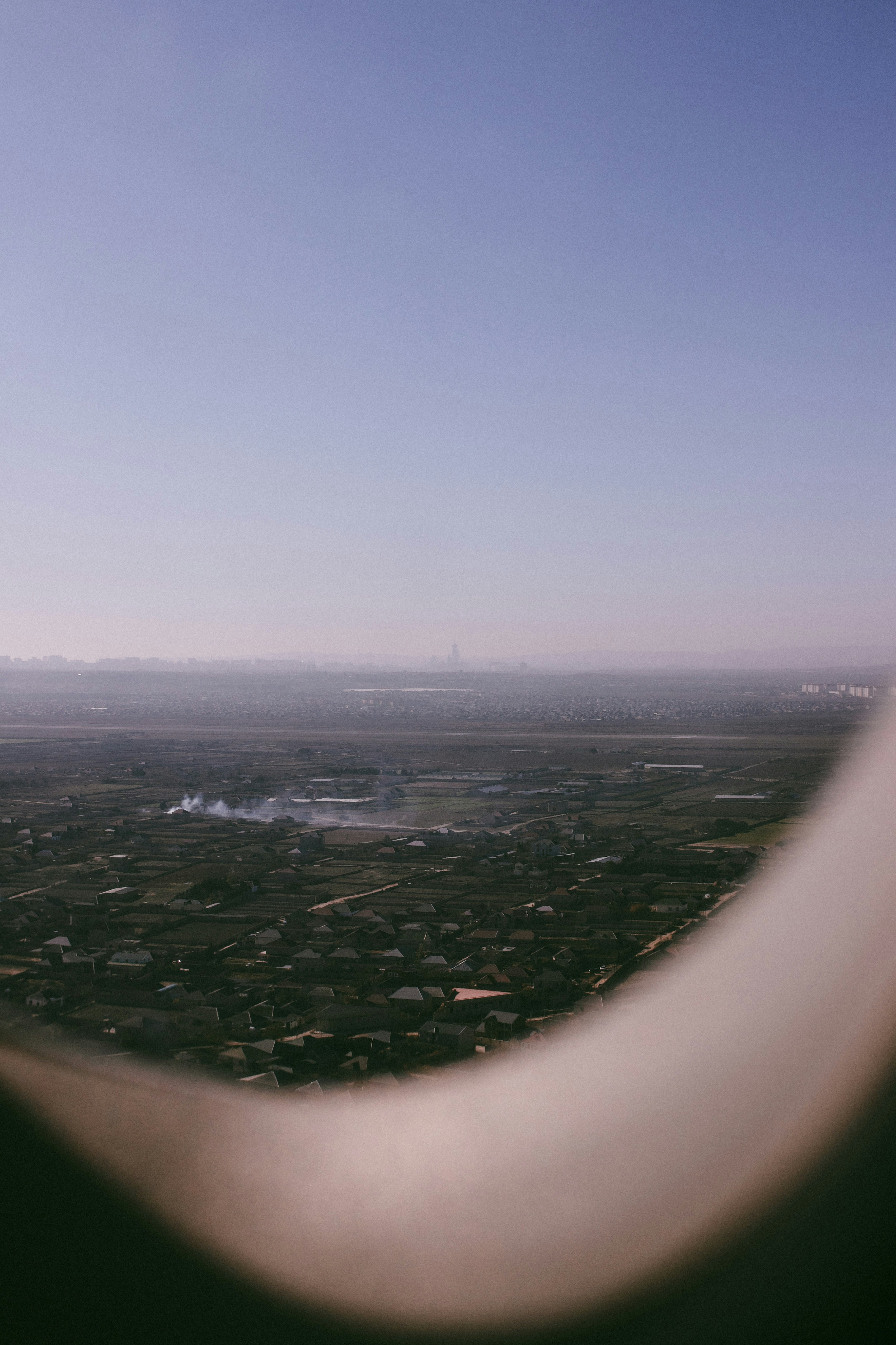 View of Cairo from an airplane