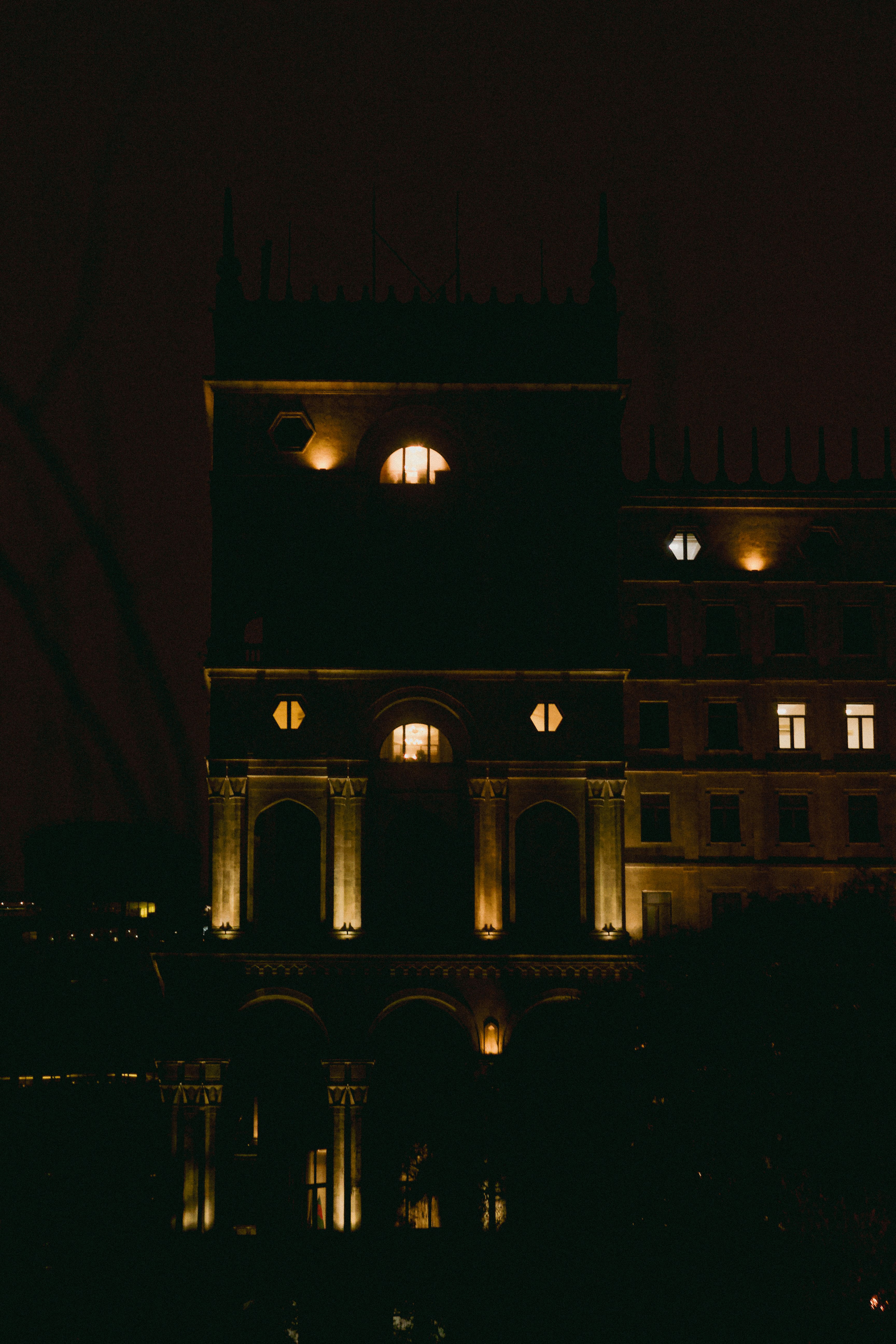View from Upper House at night