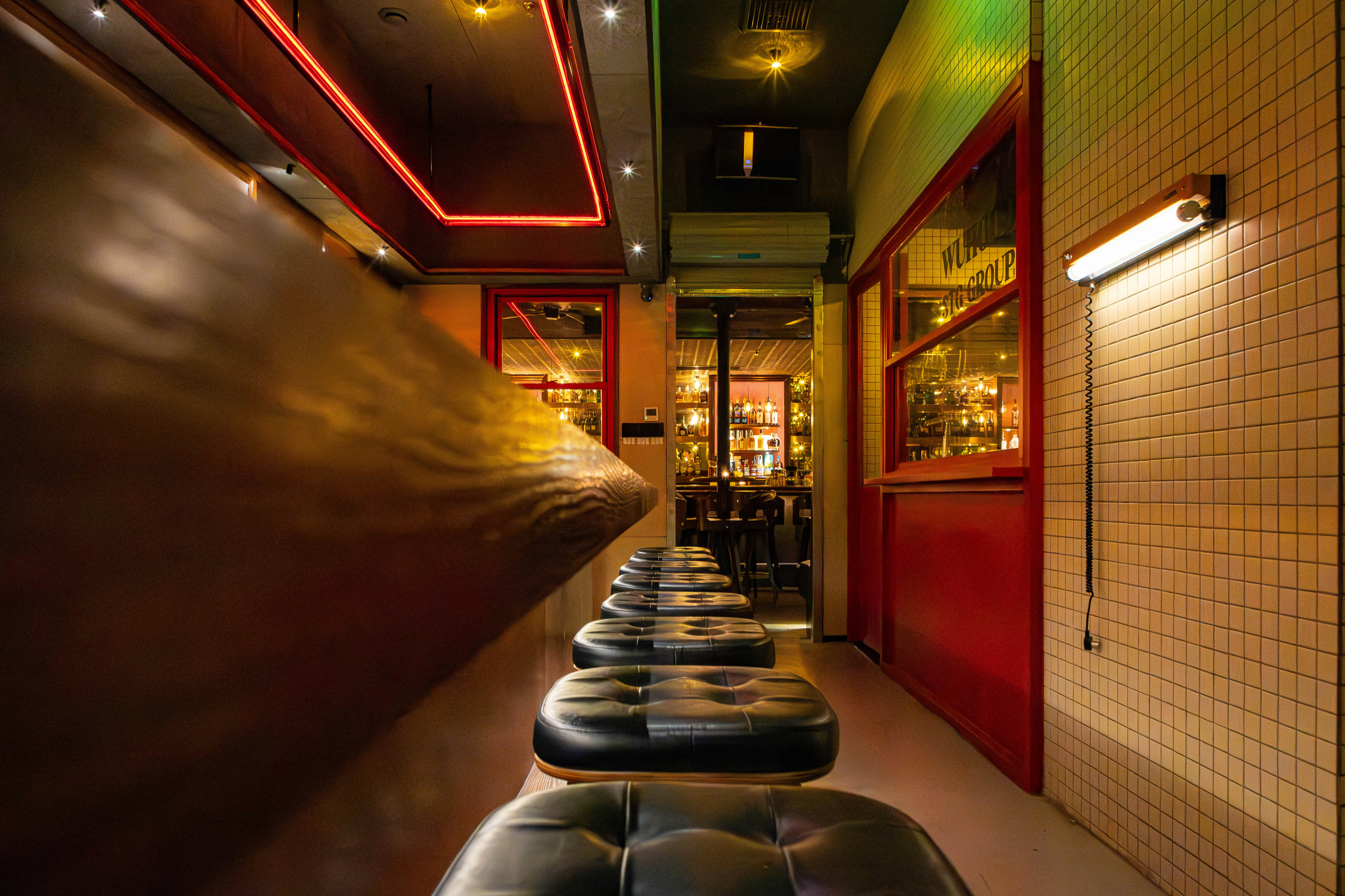 Signature Sports Bar's stylish interior or a gourmet dish - sports bars in the south loop