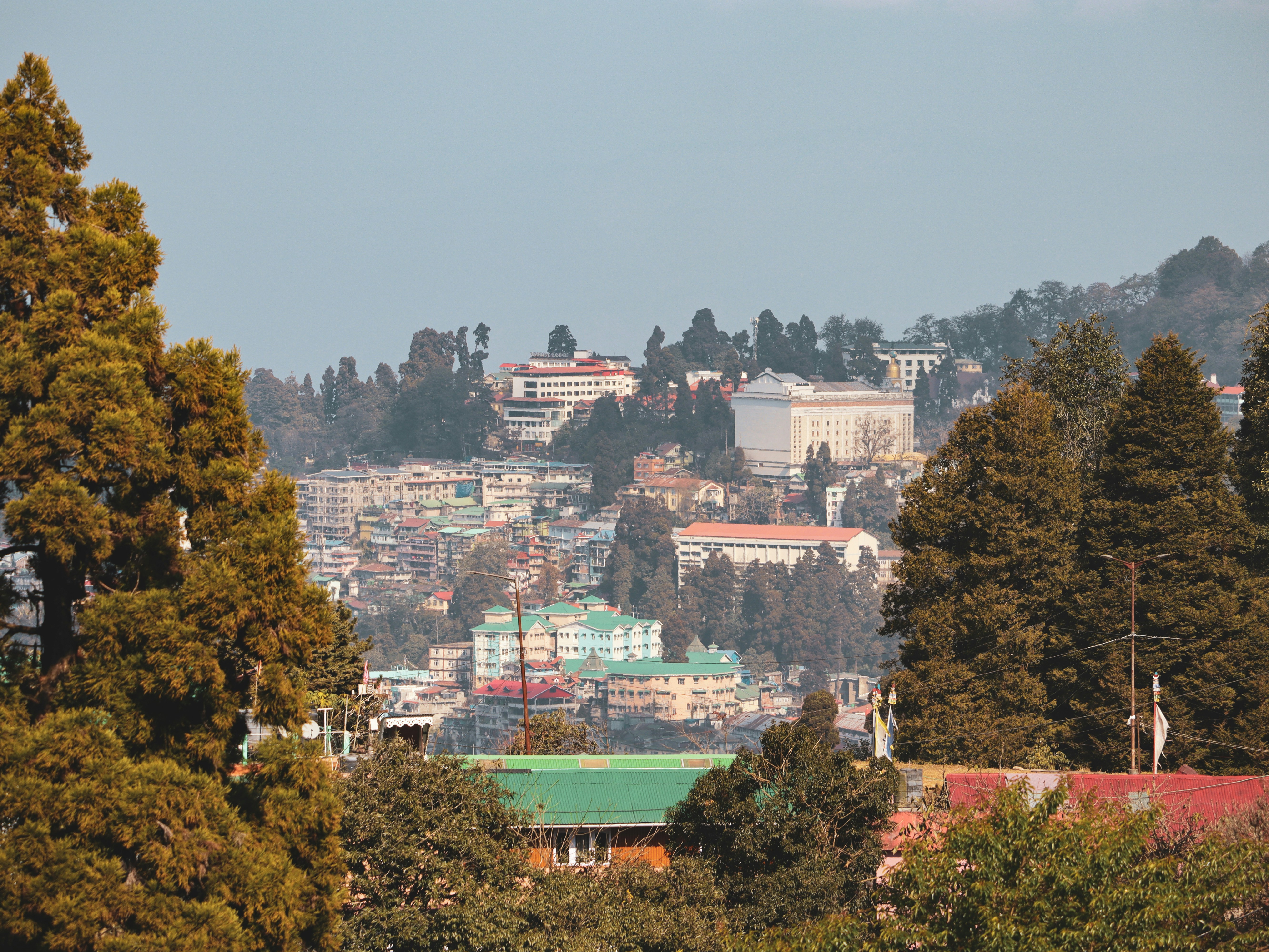 The modern skyline of Kigali.