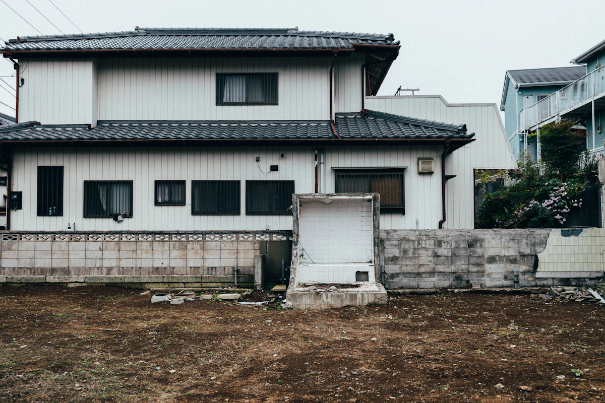 外壁塗装の戸建て住宅