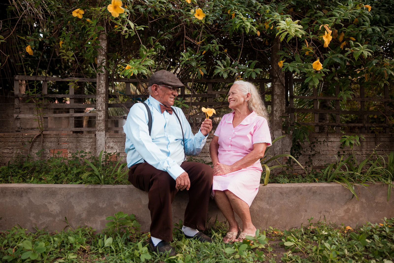 Carol and Jim, who reserved from a field gate