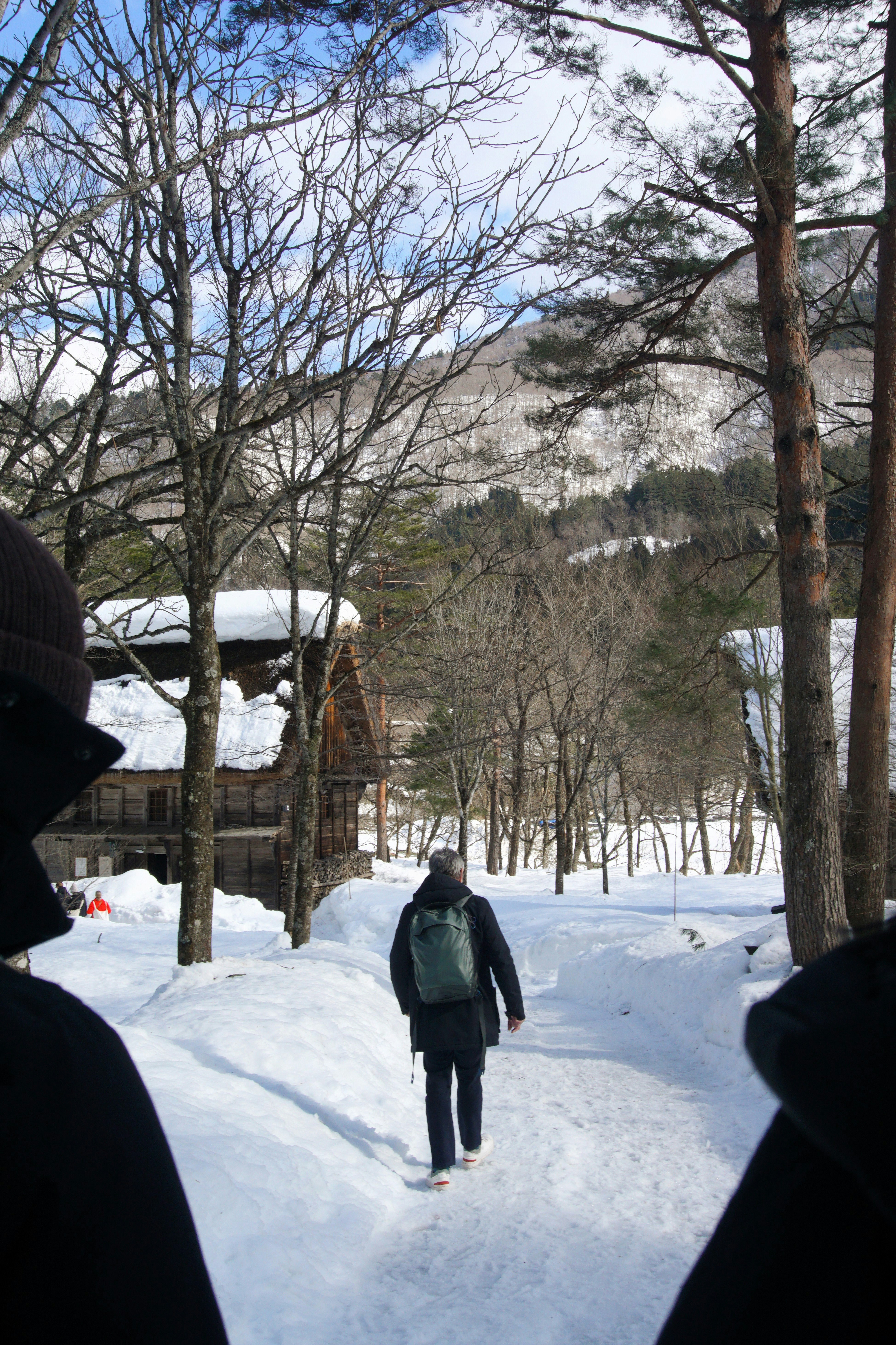 Snowshoe hiking Nagano