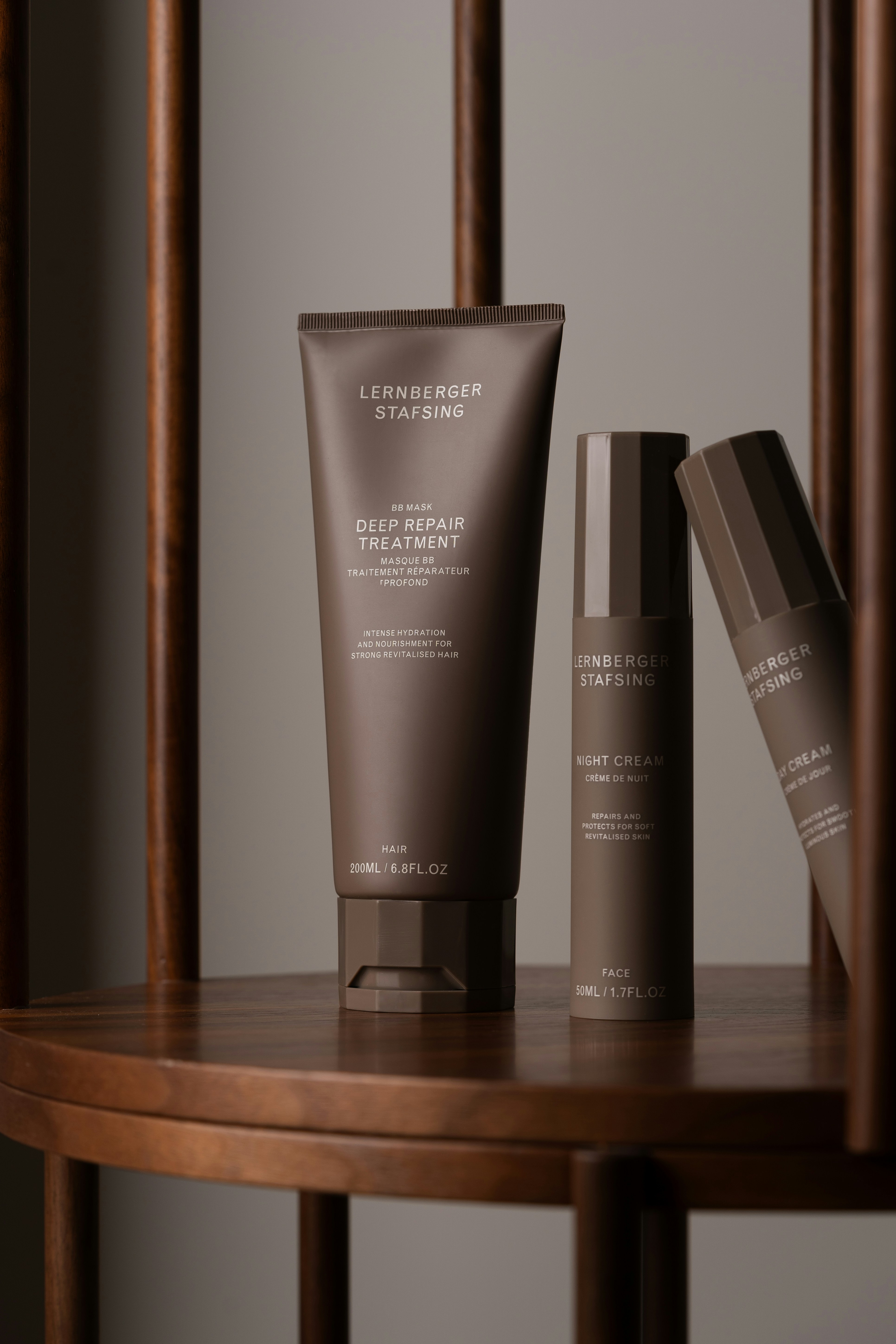 A shelf with a lot of different items on it