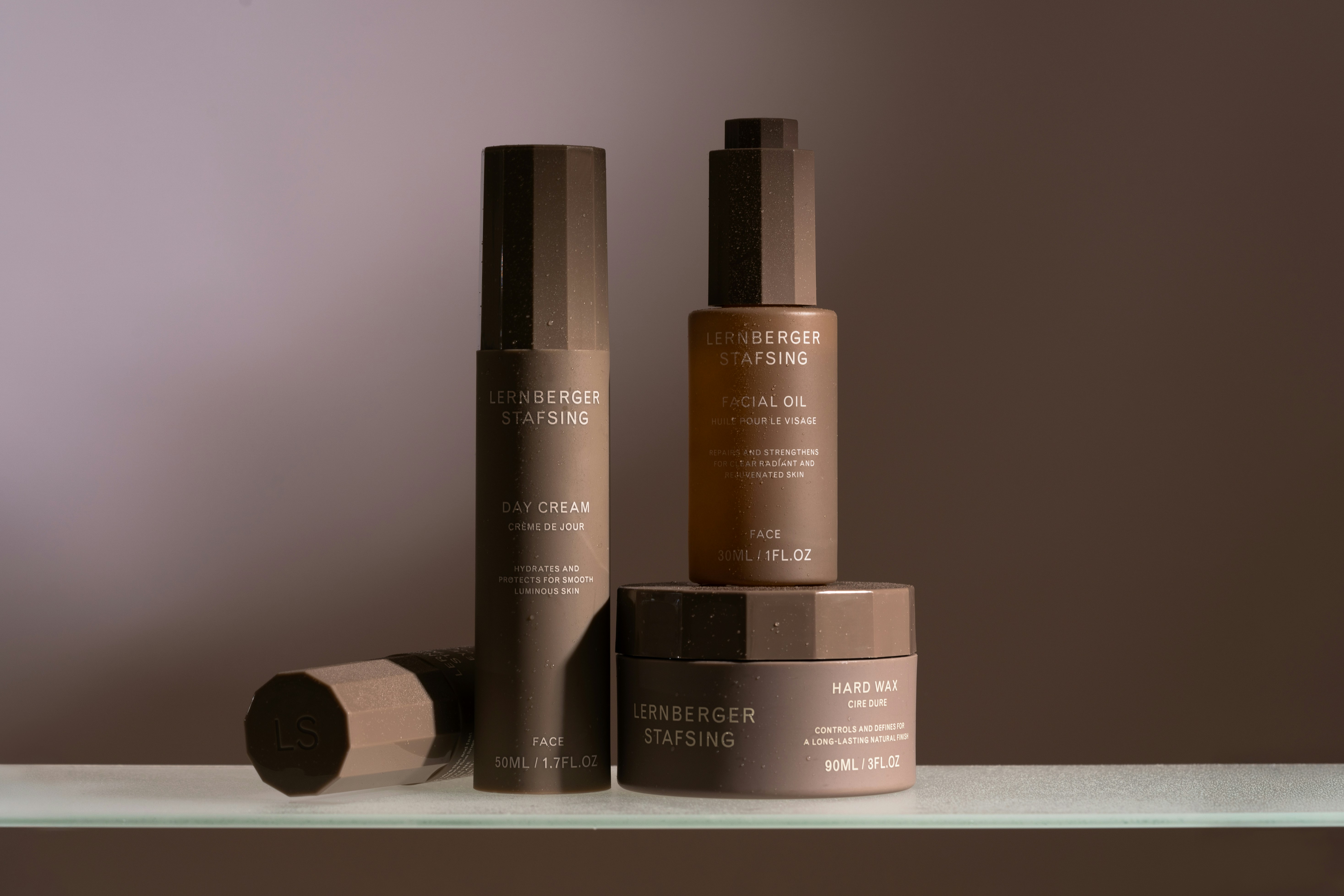 Natural skincare oil collection for nail and skin health