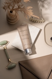 The contents of a personal care product on a table