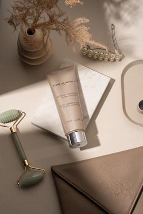 The contents of a personal care product on a table