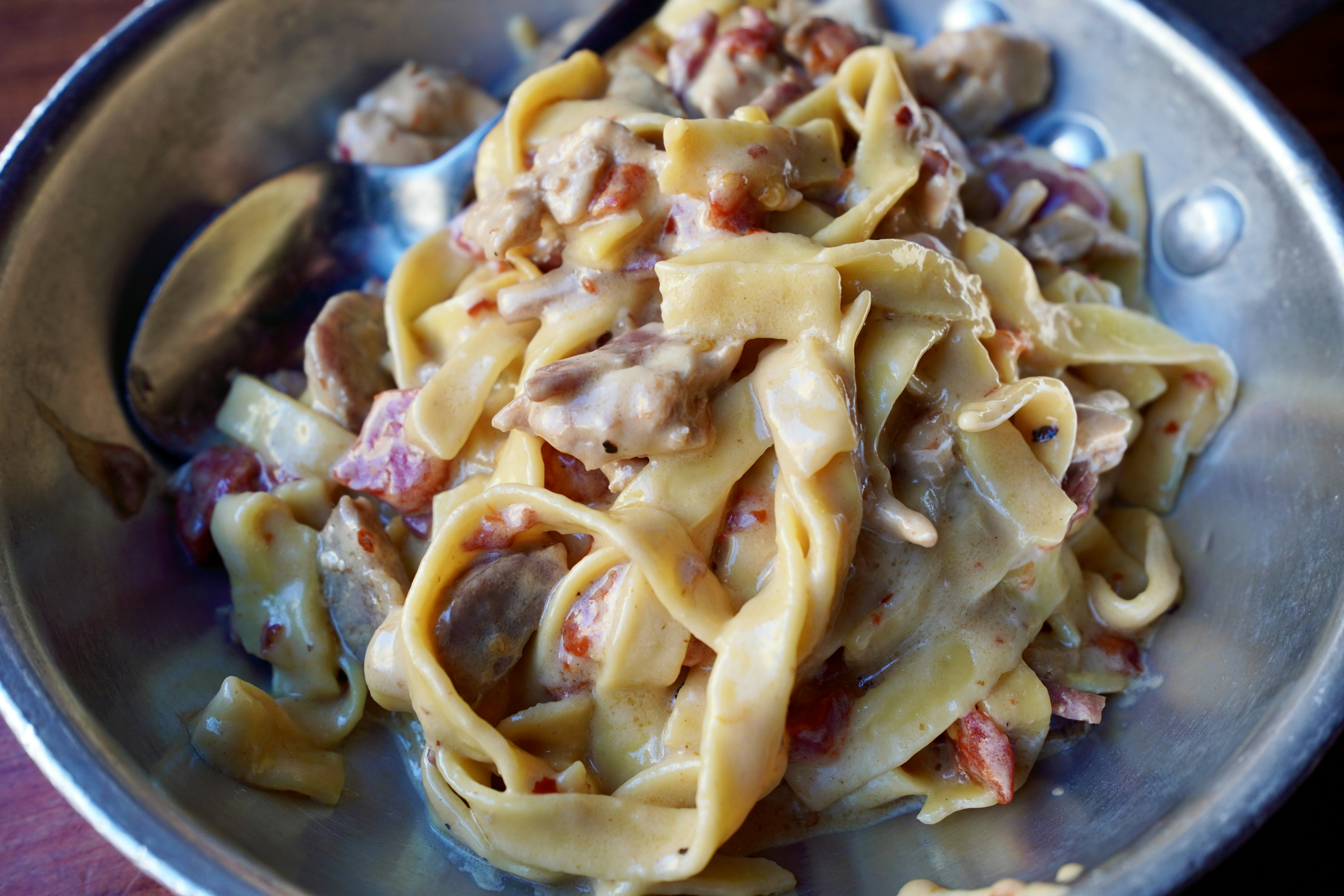 Tagliatelle pasta dish