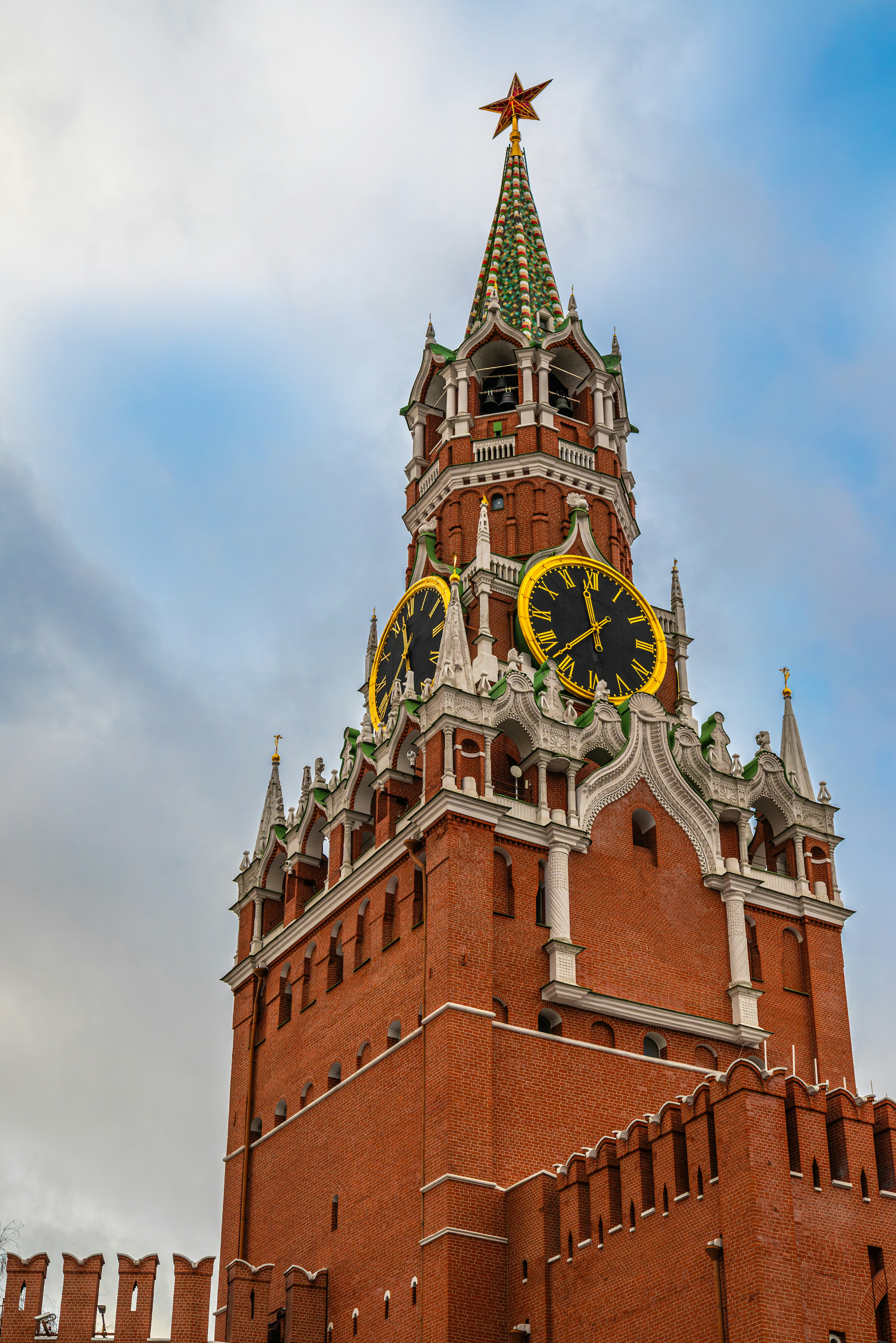 A tall tower with a clock on the top of it photo – Free Church Image on ...