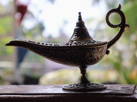 Hammered Brass Serving Bowl