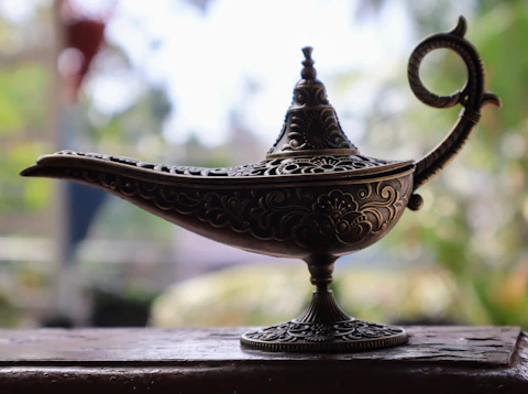 Hammered Brass Serving Bowl