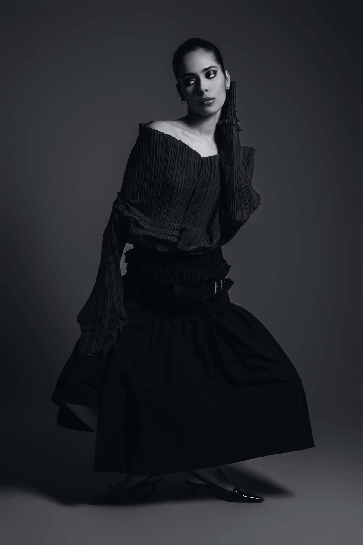 Fashion editorial portrait
