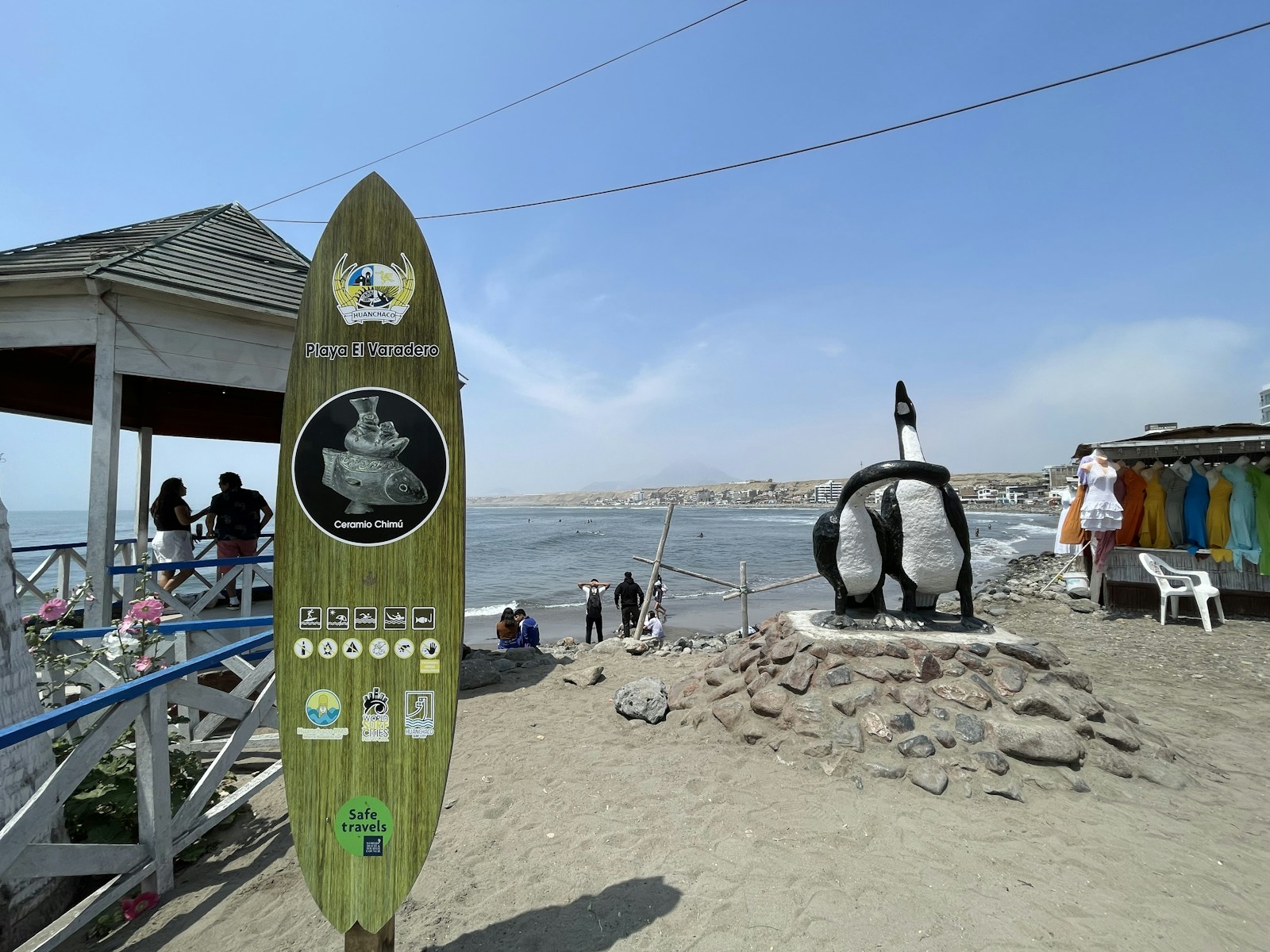 Surfing is part of the town beside its fishing tradition