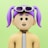 A man with a tie and sunglasses on his head