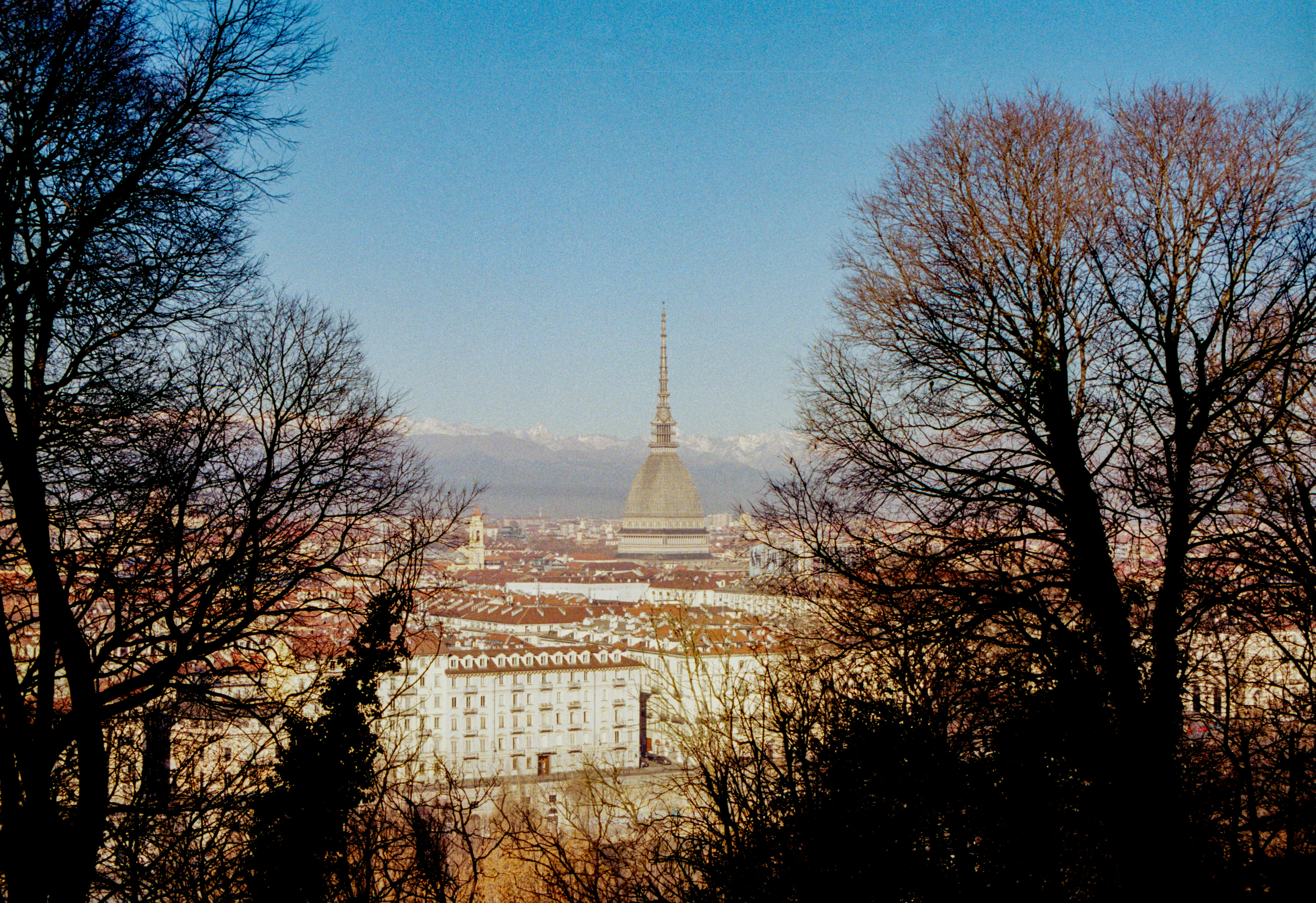 A view of a city from a distance