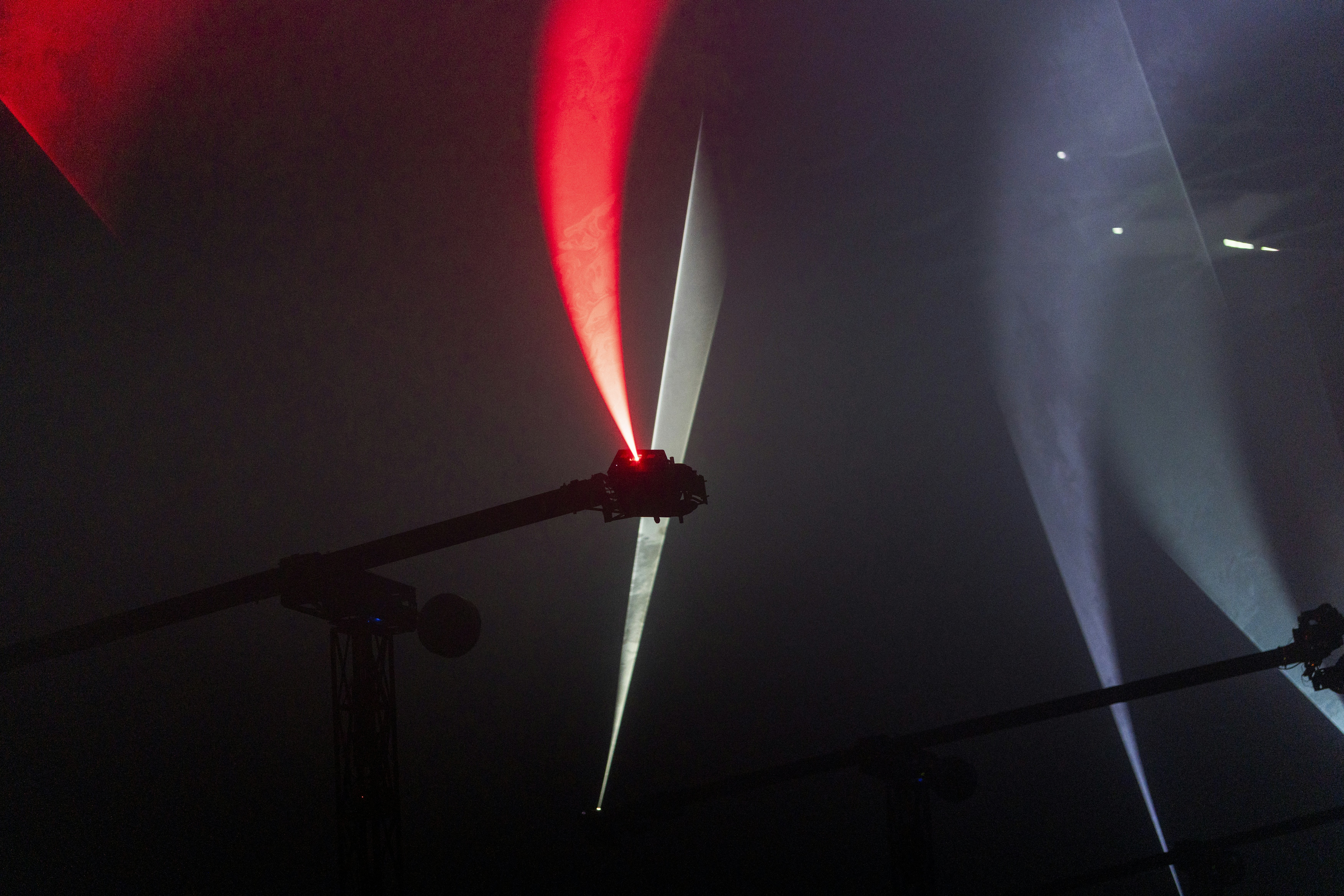 A couple of lights that are on a wall