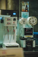 A machine that is sitting on a table