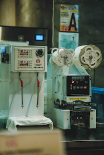 A machine that is sitting on a table