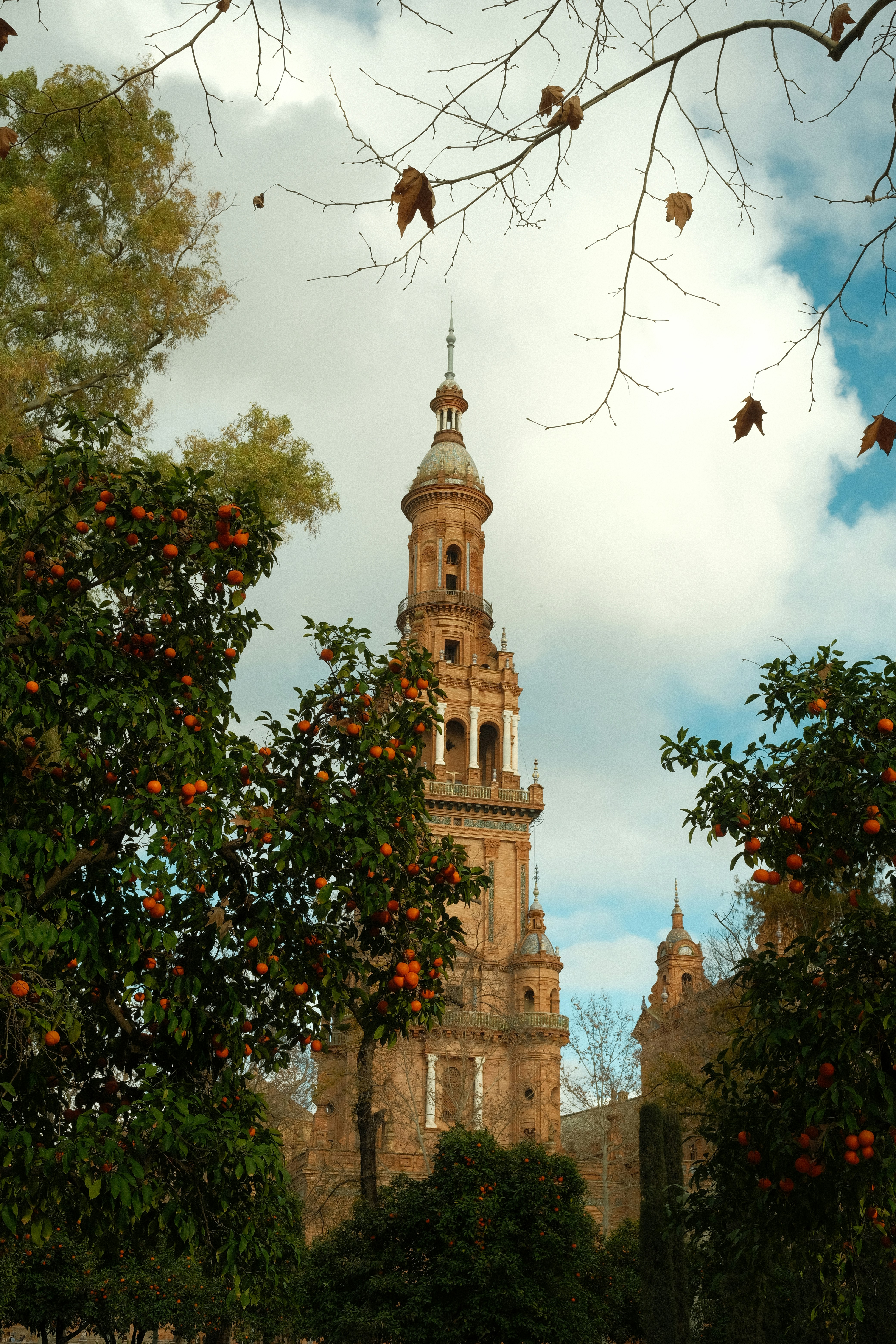 A tall tower with a clock on the top of it