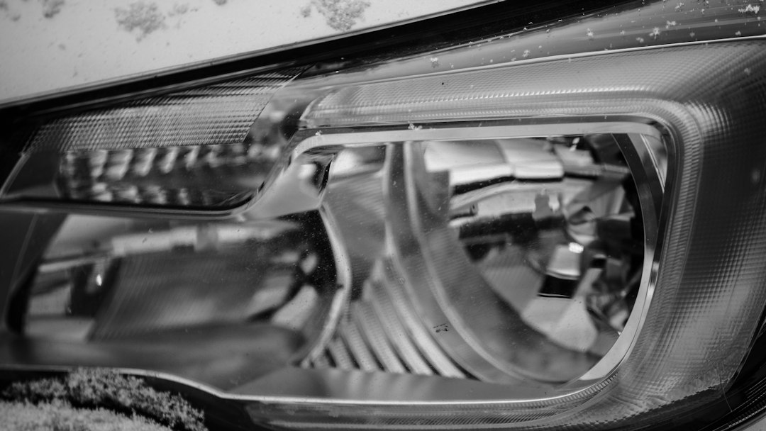 headlight assembly closeup