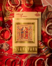 A picture of some jewelry on a table