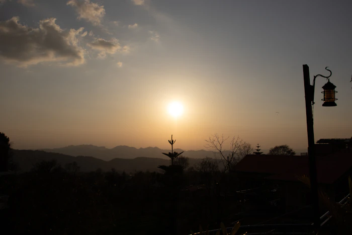 Bir Billing sunset