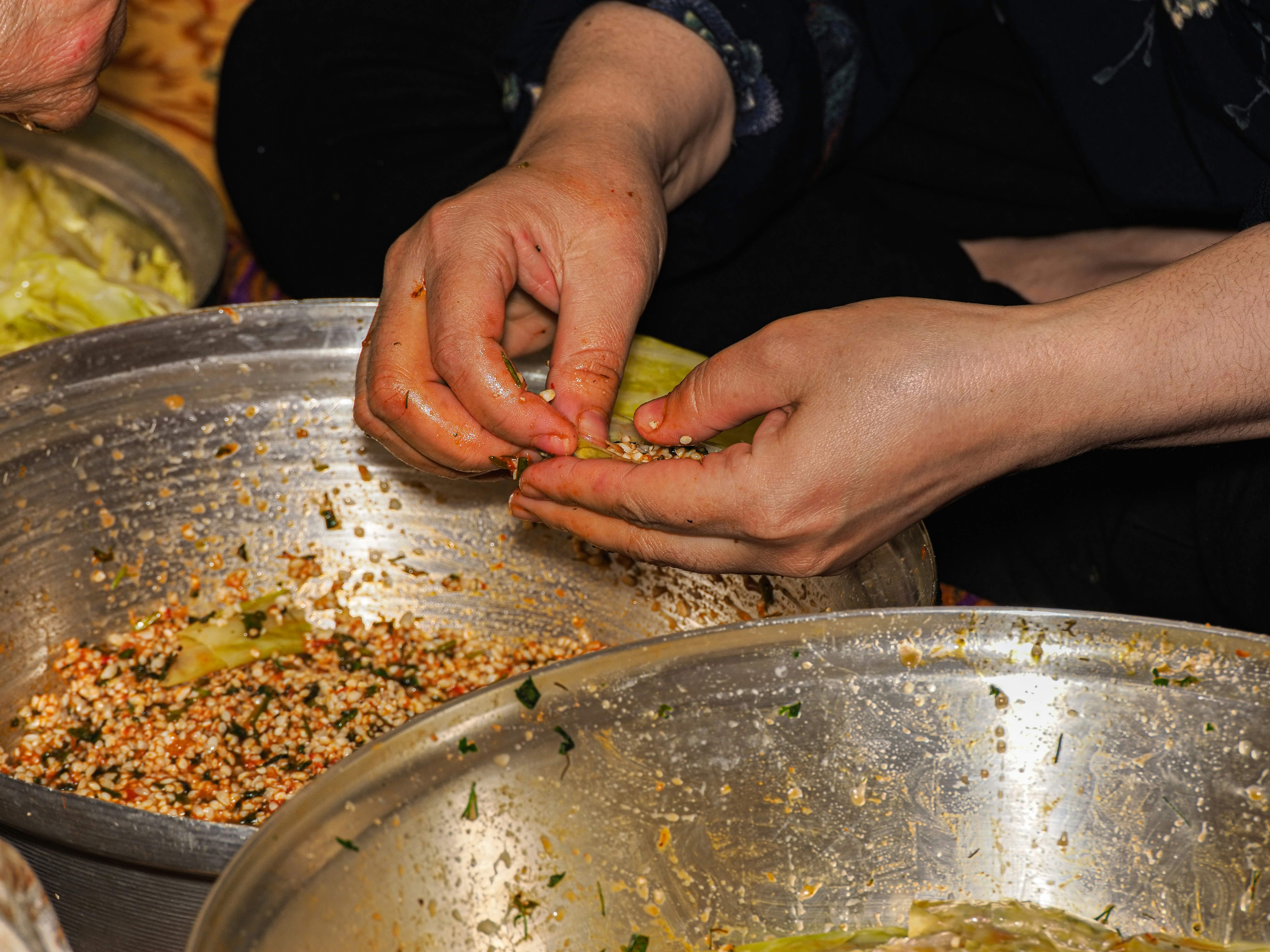 Chef preparing fresh meal