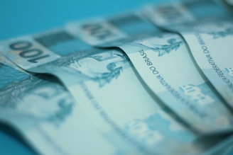 A close up of a bunch of money