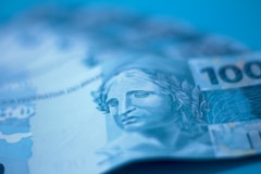 A close up of a paper money bill