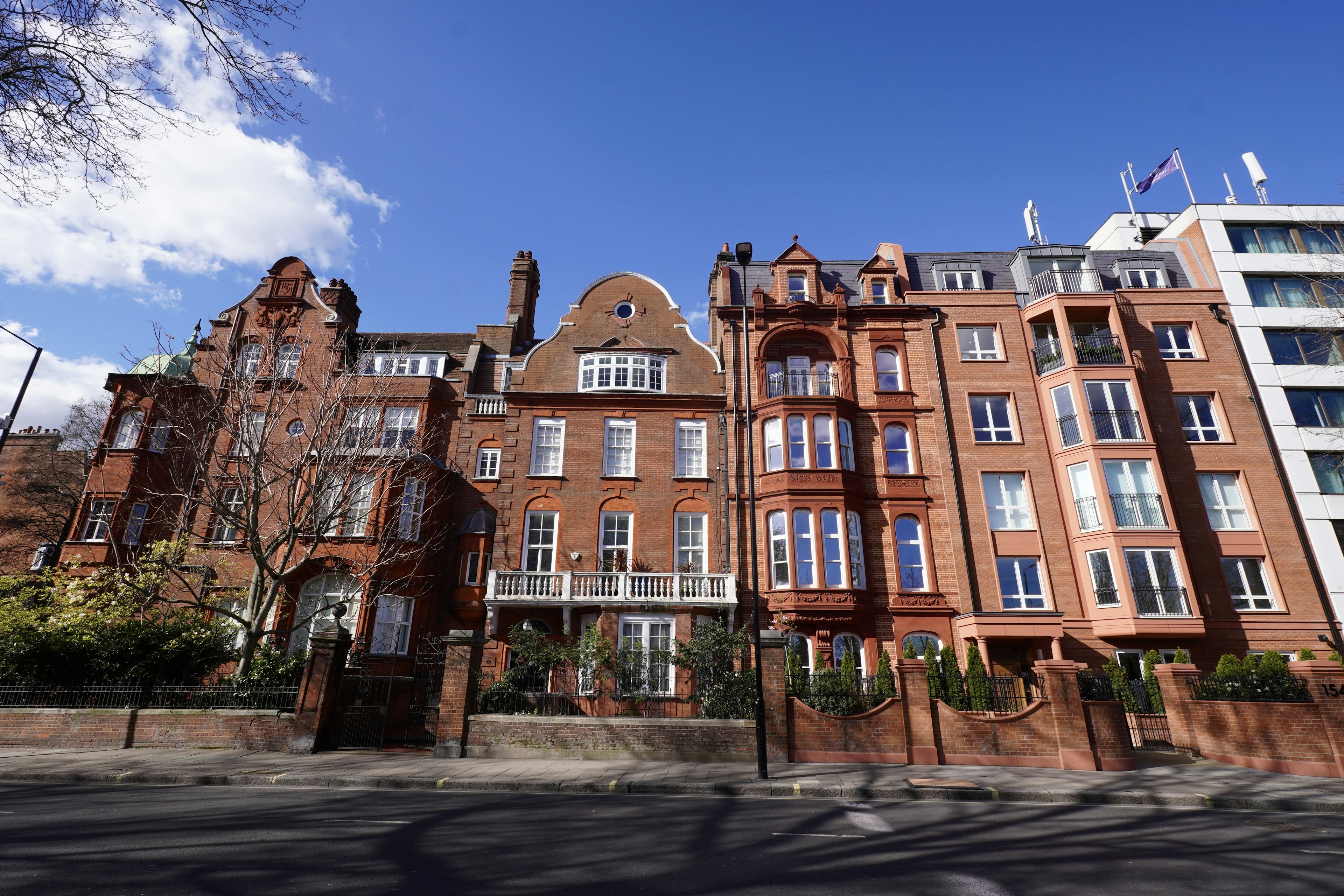 Luxury Mayfair townhouse entrance