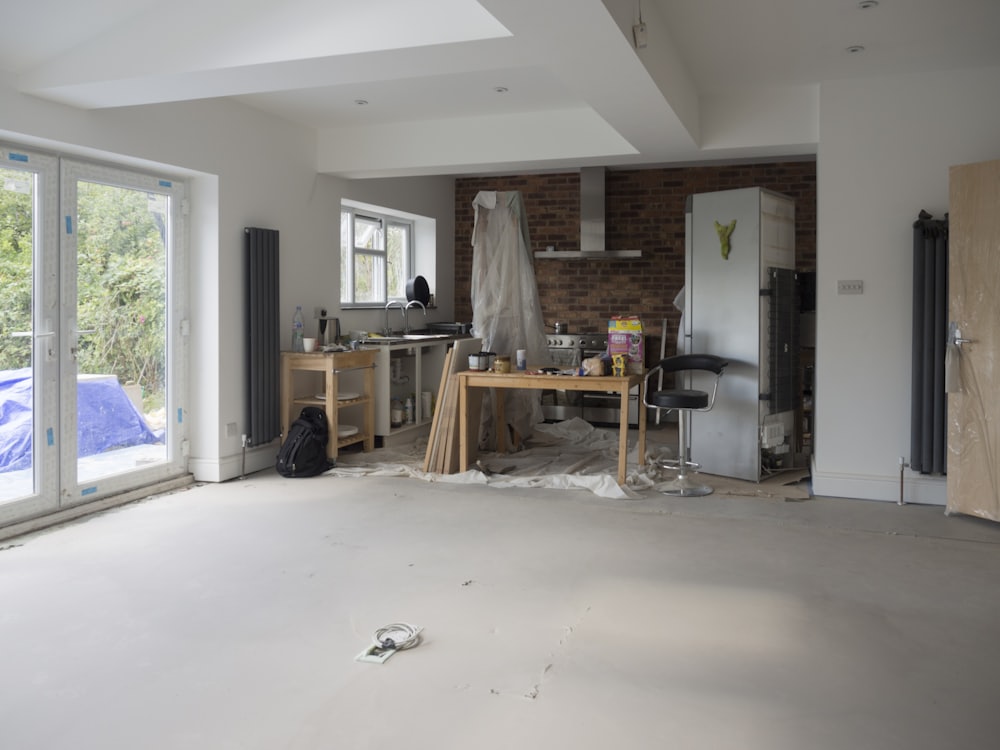 Kitchen rough-in and cabinetry