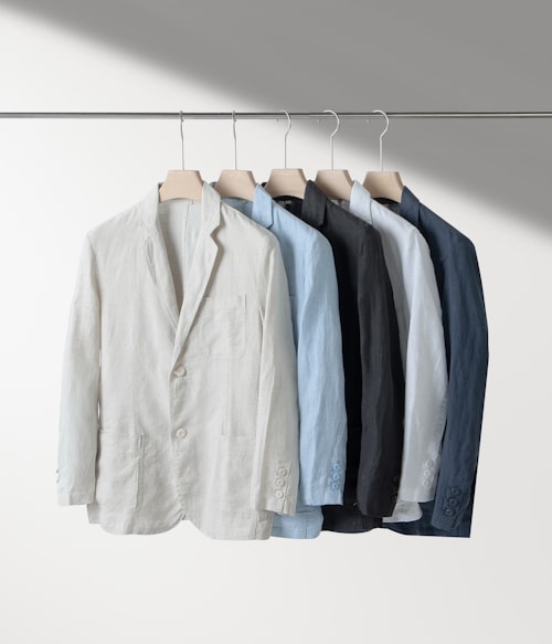 Linen Blazer — Cream