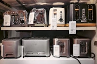 Appliance store shelf
