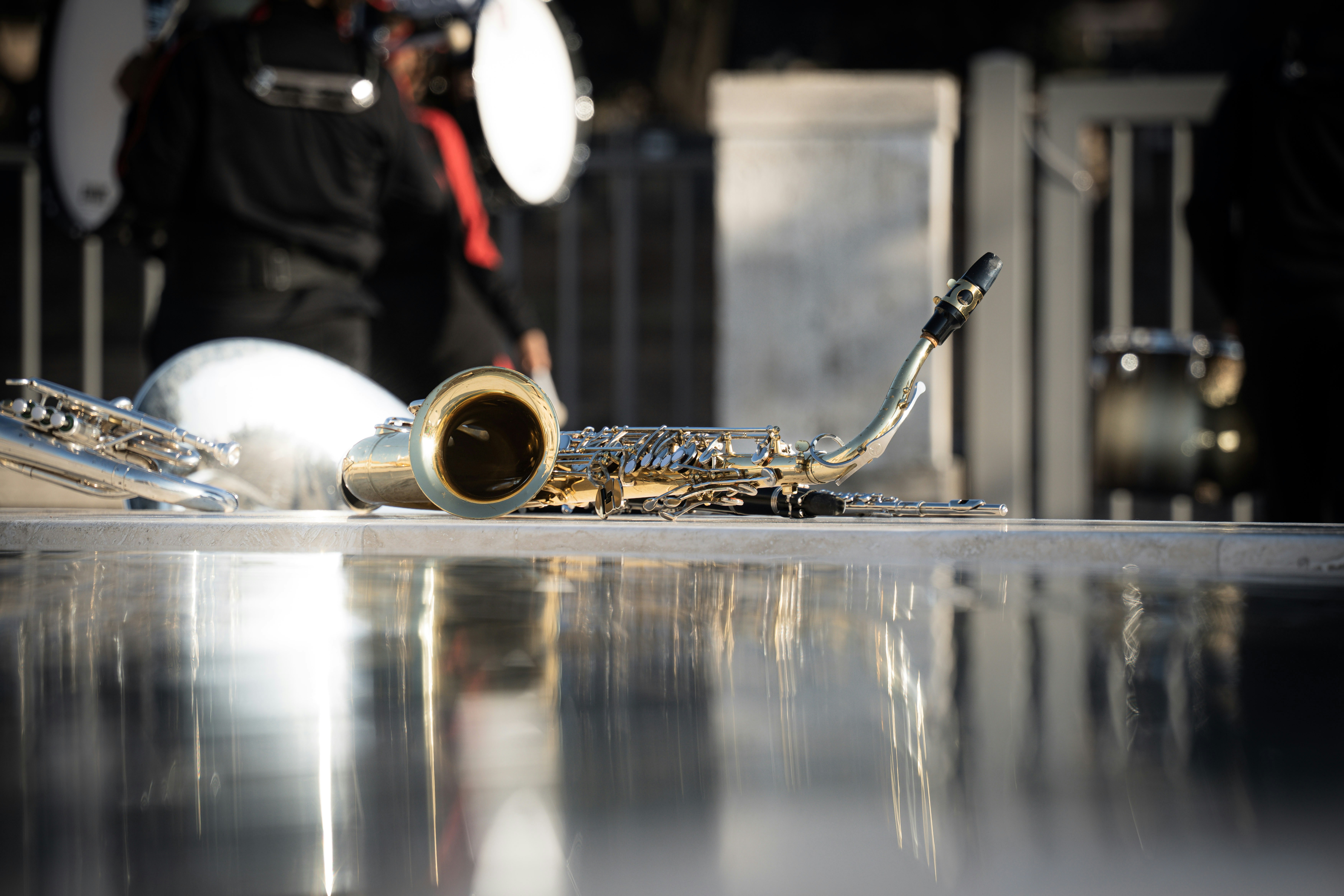 Elegant saxophone performance