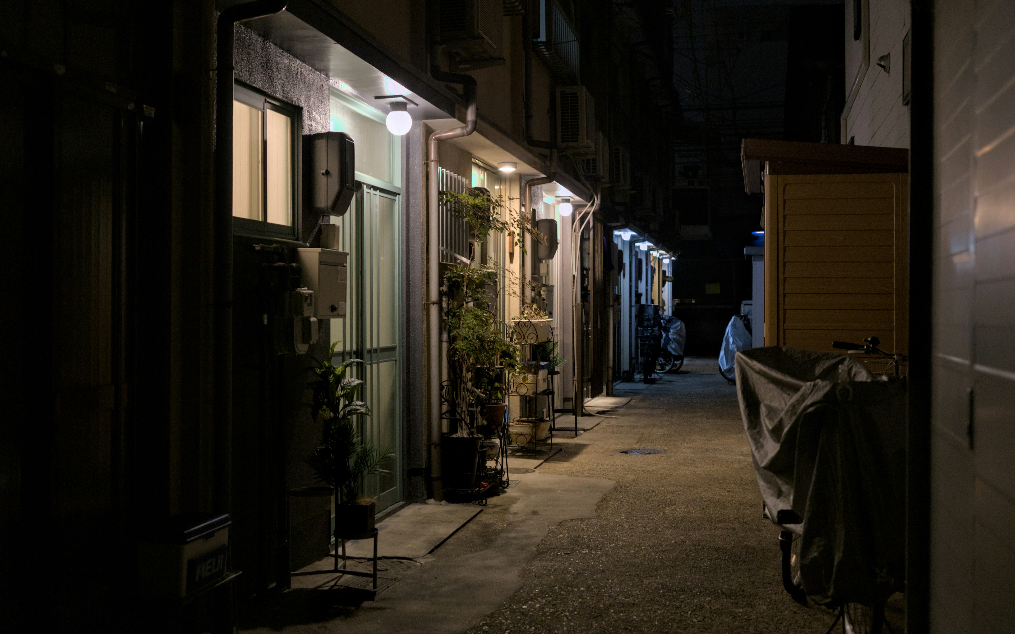 Digital nomad working remotely from a quiet apartment in Japan