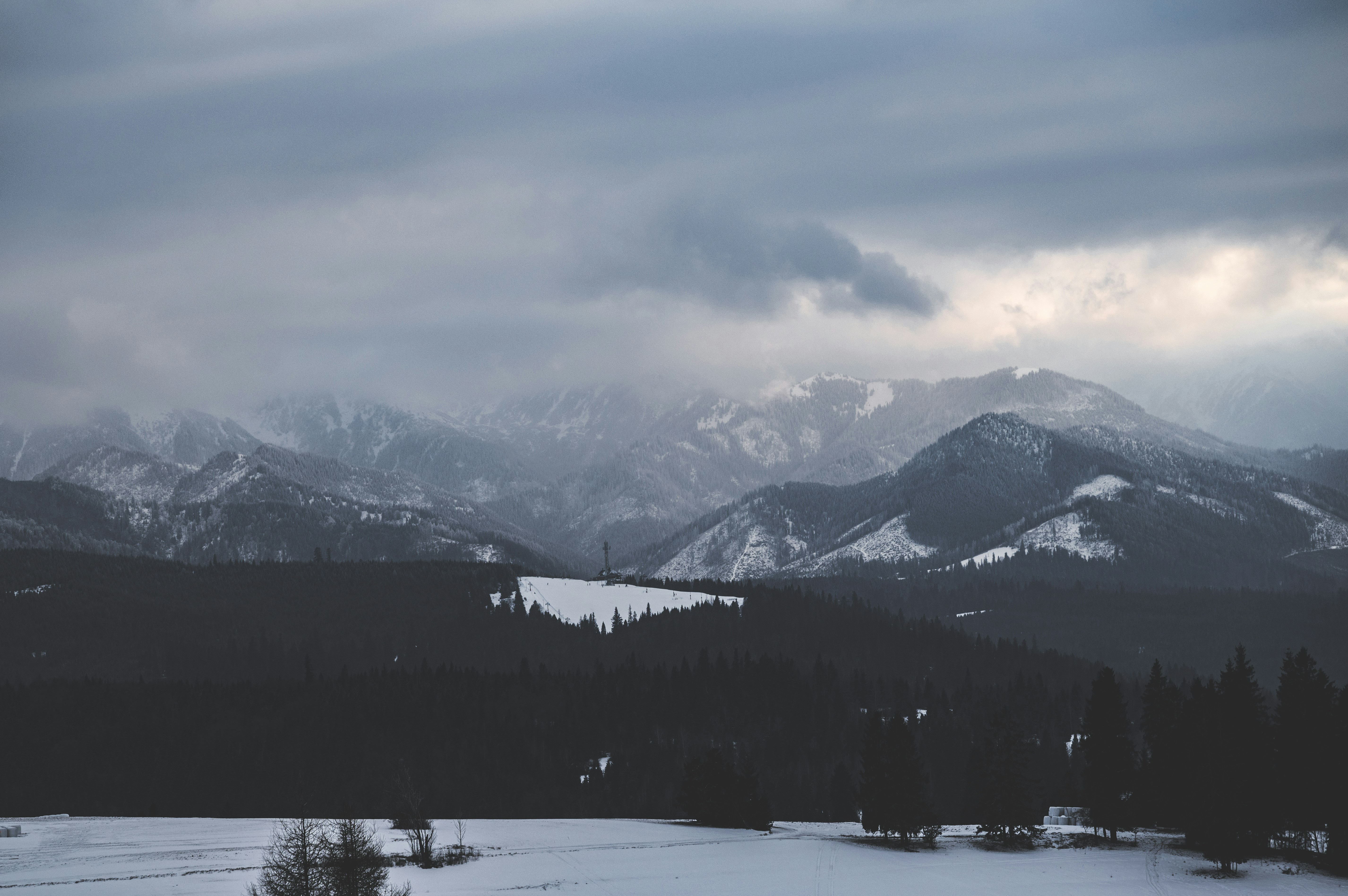 Górski krajobraz w Beskidach