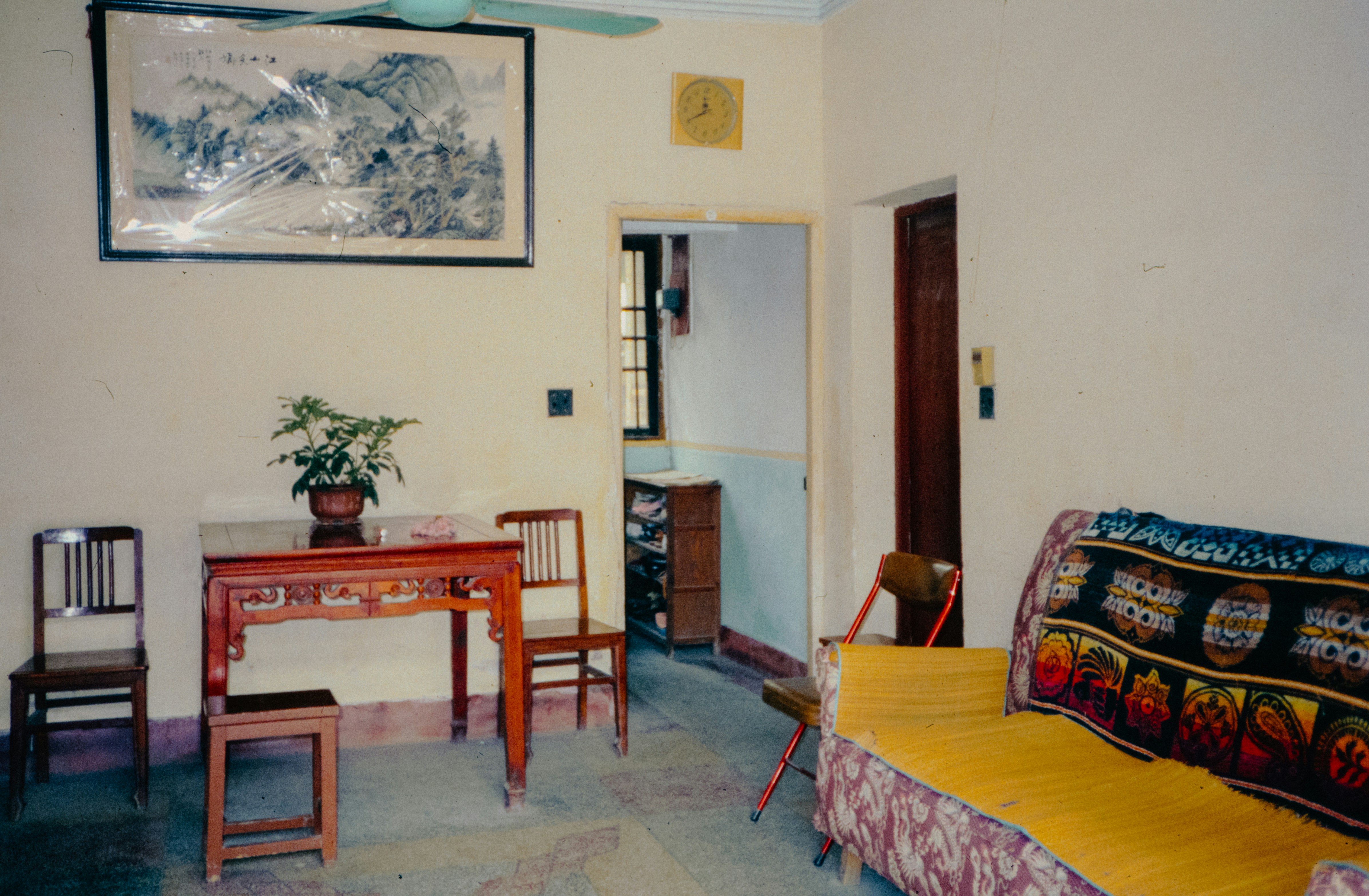 Living room with painting