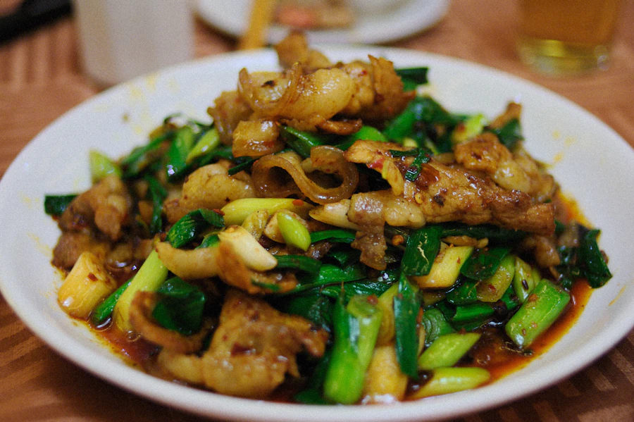 Warme Speisen aus dem Wok