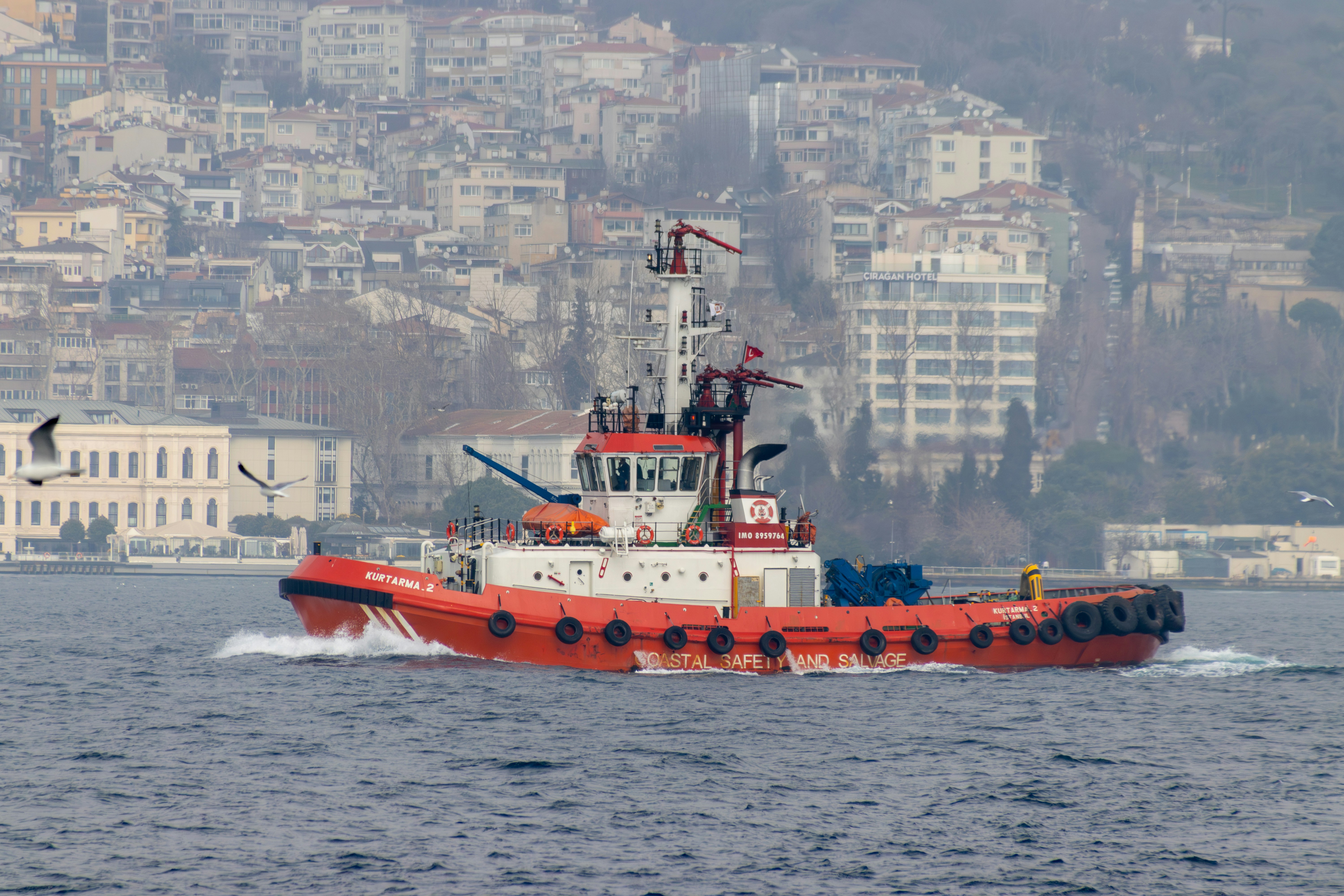greek wildfire evacuation boat