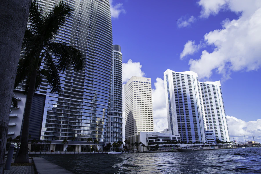 Miami skyline · Brickell Key