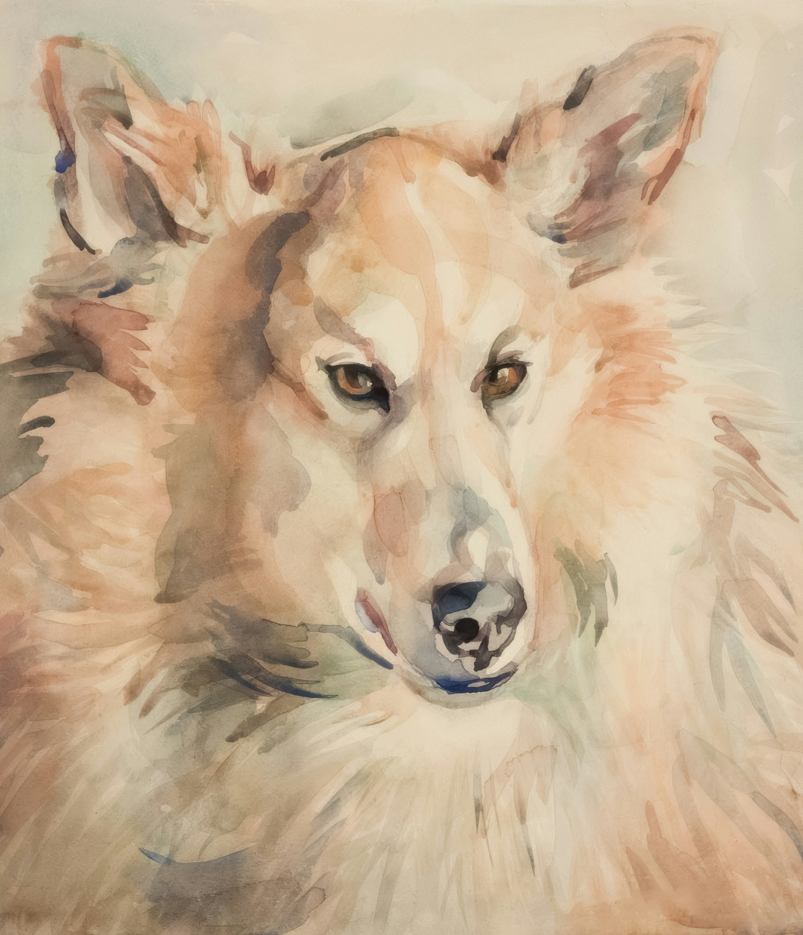 finished pet painting