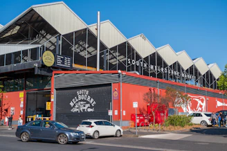 The north melbourne market building.